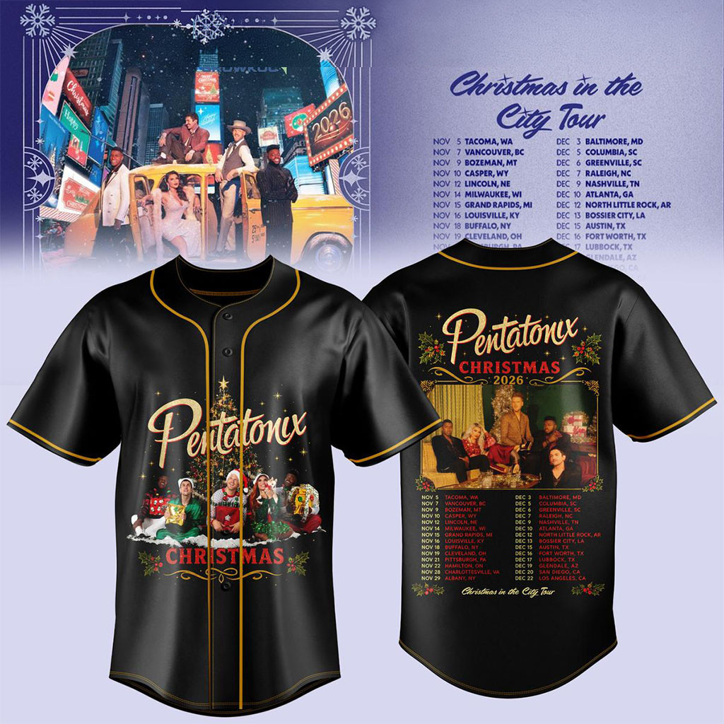 Pentatonix Christmas In The City Tour 2026 Jersey Pentatonix Merch Gifts For Friends Pentatonix Christmas In The City Tour 2026 Jersey Pentatonix Merch Gifts For Friends