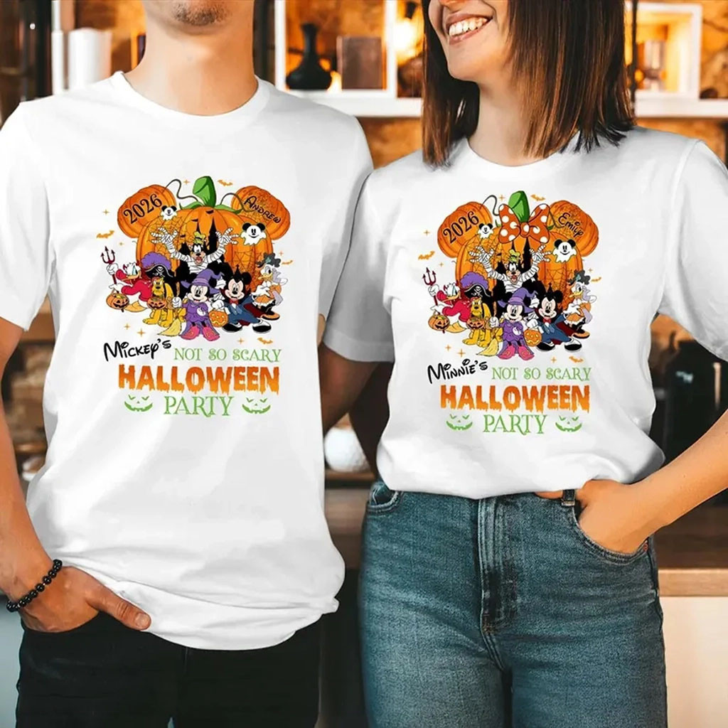 Personalised D Halloween 2026 T-Shirt Not So Scary Pumpkin Party Shirt Gift Ideas Halloween - Kdjoy Personalised D Halloween 2026 T-Shirt Not So Scary Pumpkin Party Shirt Gift Ideas Halloween - Kdjoy