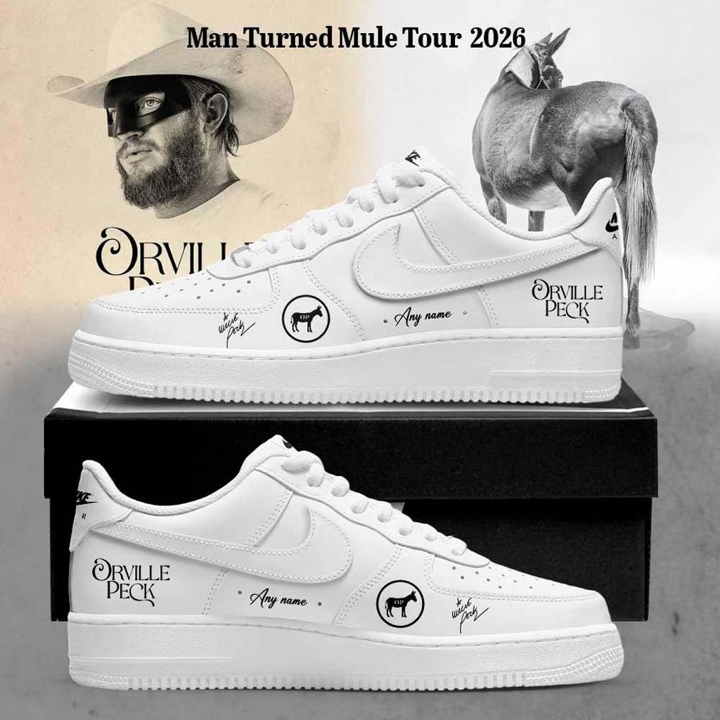 Personalised Orville Peck Merch 2026 Man Turned Mule Tour Sneakers Best Gift For Music Lovers - Kdjoy Personalised Orville Peck Merch 2026 Man Turned Mule Tour Sneakers Best Gift For Music Lovers - Kdjoy