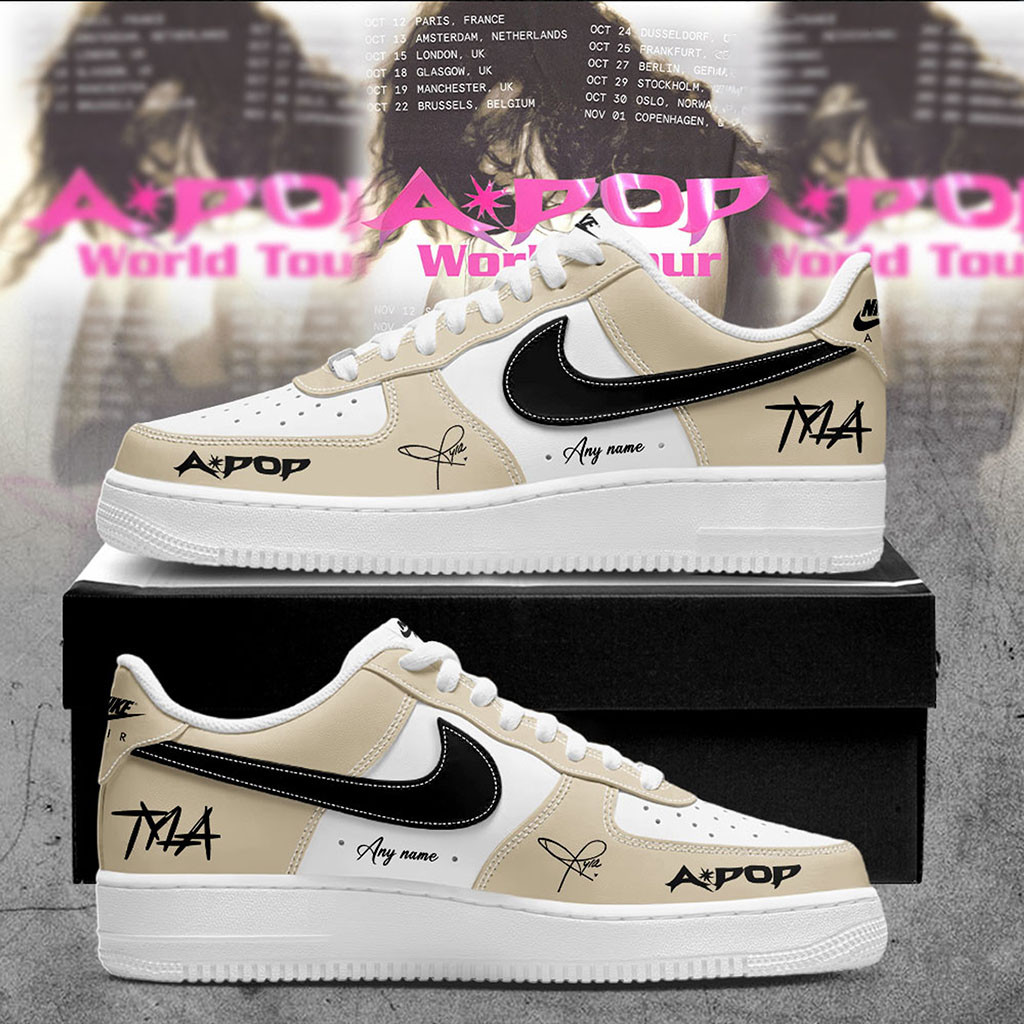 Personalised Tyla APOP World Tour 2026 Shoes Sneakers Tyla Merch Best Gifts For Music Lovers - Kdjoy
