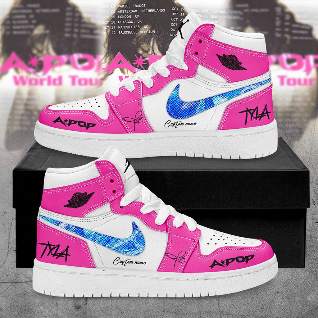 Personalised Tyla APOP World Tour 2026 Shoes Sneakers Tyla Merch Gifts For Music Lovers - Kdjoy