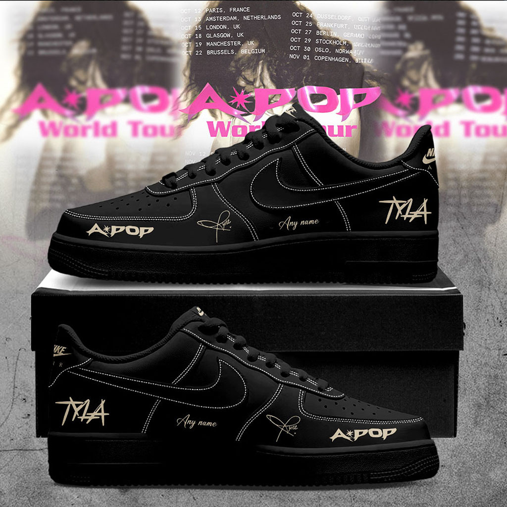 Personalised Tyla APOP World Tour 2026 Sneakers Tyla Merch Music Fan Gear Birthday Gift Ideas - Kdjoy