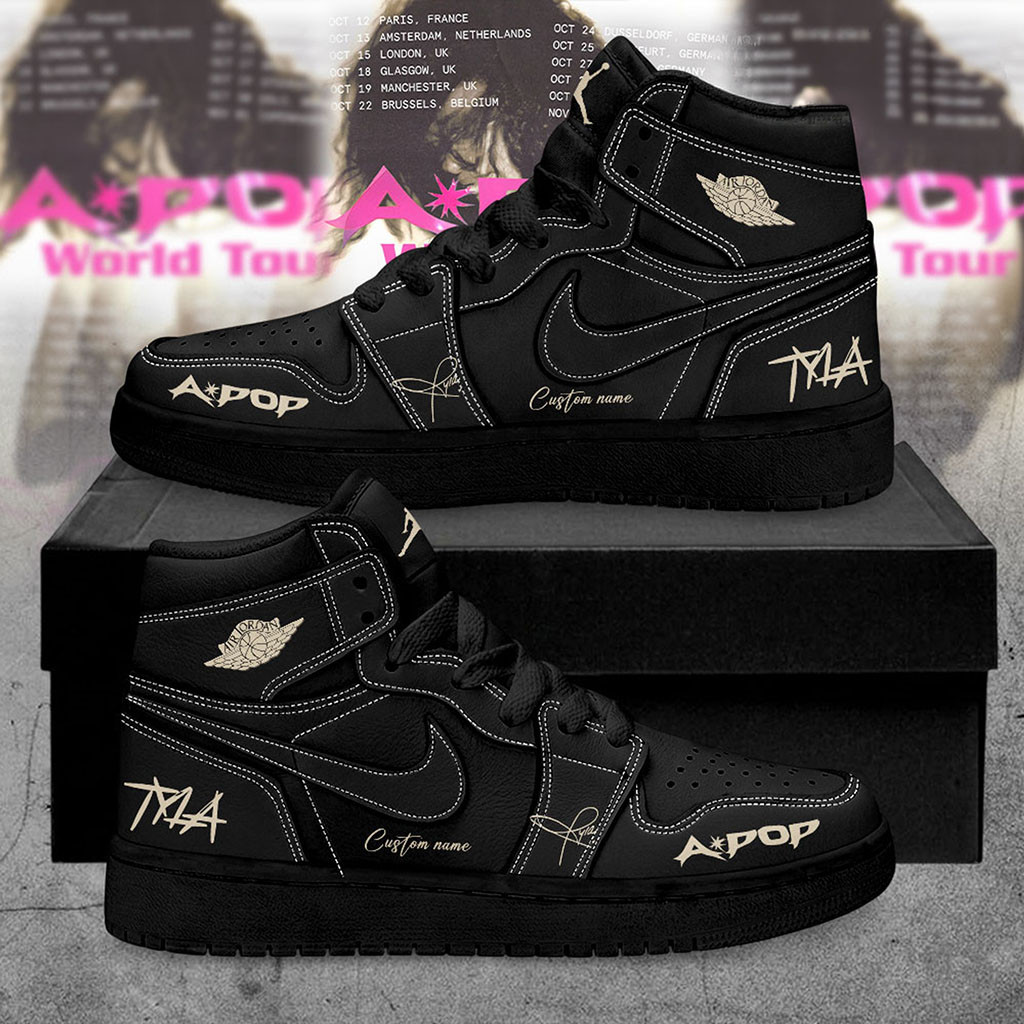 Personalised Tyla APOP World Tour 2026 Sneakers Tyla Merch Music Fan Merchandise Gift Ideas - Kdjoy