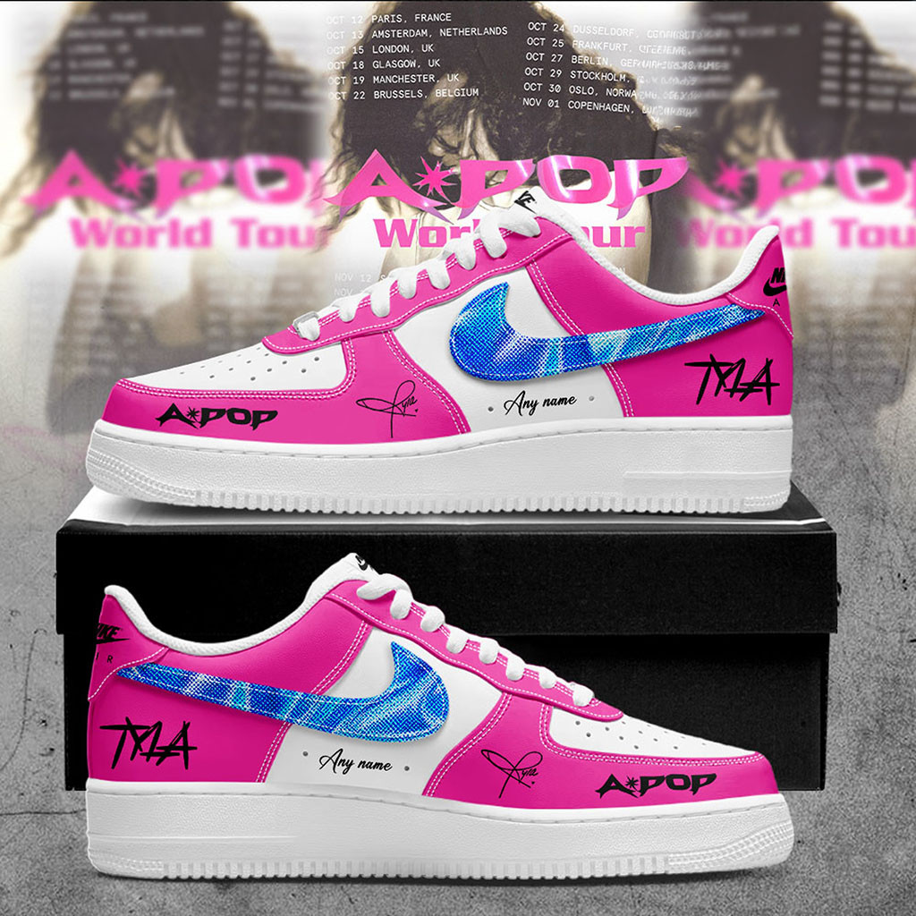 Personalised Tyla APOP World Tour 2026 Sneakers Tyla Merch Music Fan Shoes Cool Gifts - Kdjoy Personalised Tyla APOP World Tour 2026 Sneakers Tyla Merch Music Fan Shoes Cool Gifts - Kdjoy