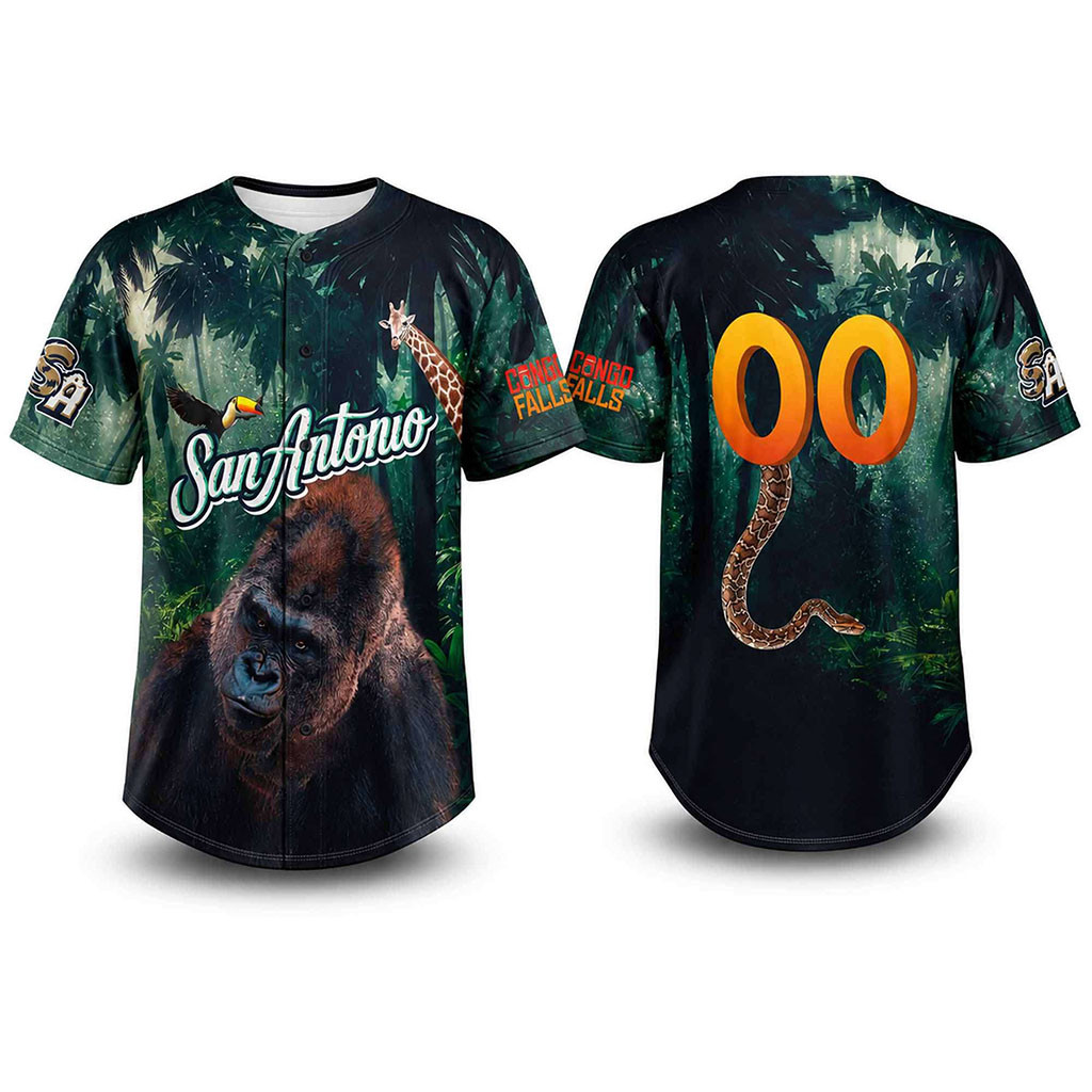Personalized 2026 San Antonio Missions Congo Falls Night Jersey SA Missions Merch Fan Gifts - Kdjoy Personalized 2026 San Antonio Missions Congo Falls Night Jersey SA Missions Merch Fan Gifts - Kdjoy