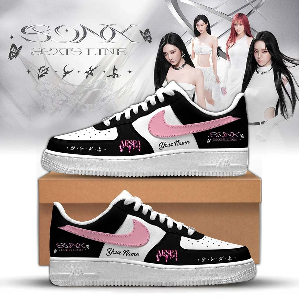 Personalized Aespa AEXIS LINE Shoes Sneakers Aespa Tour 2026 Merch Best Gift For Kpop Fans - Kdjoy