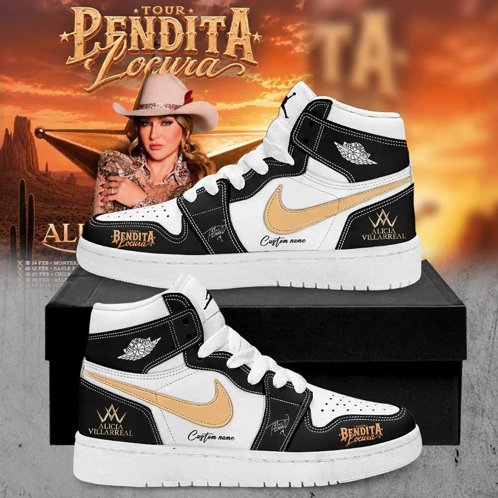 Personalized Alicia Villarreal Bendita Locura Tour 2026 Sneakers Alicia Villarreal Merch Gifts - Kdjoy Personalized Alicia Villarreal Bendita Locura Tour 2026 Sneakers Alicia Villarreal Merch Gifts - Kdjoy