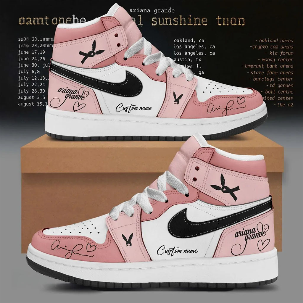 Personalized Ariana Grande Eternal Sunshine Tour Sneakers Ariana Grande Merch Gift For Fans - Kdjoy