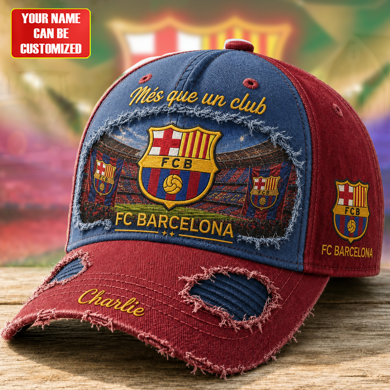 Personalized Barca Club Stadium Classic Cap 1899-2026 FC Barcelona Merch Gifts For Football Fan - Kdjoy Personalized Barca Club Stadium Classic Cap 1899-2026 FC Barcelona Merch Gifts For Football Fan - Kdjoy