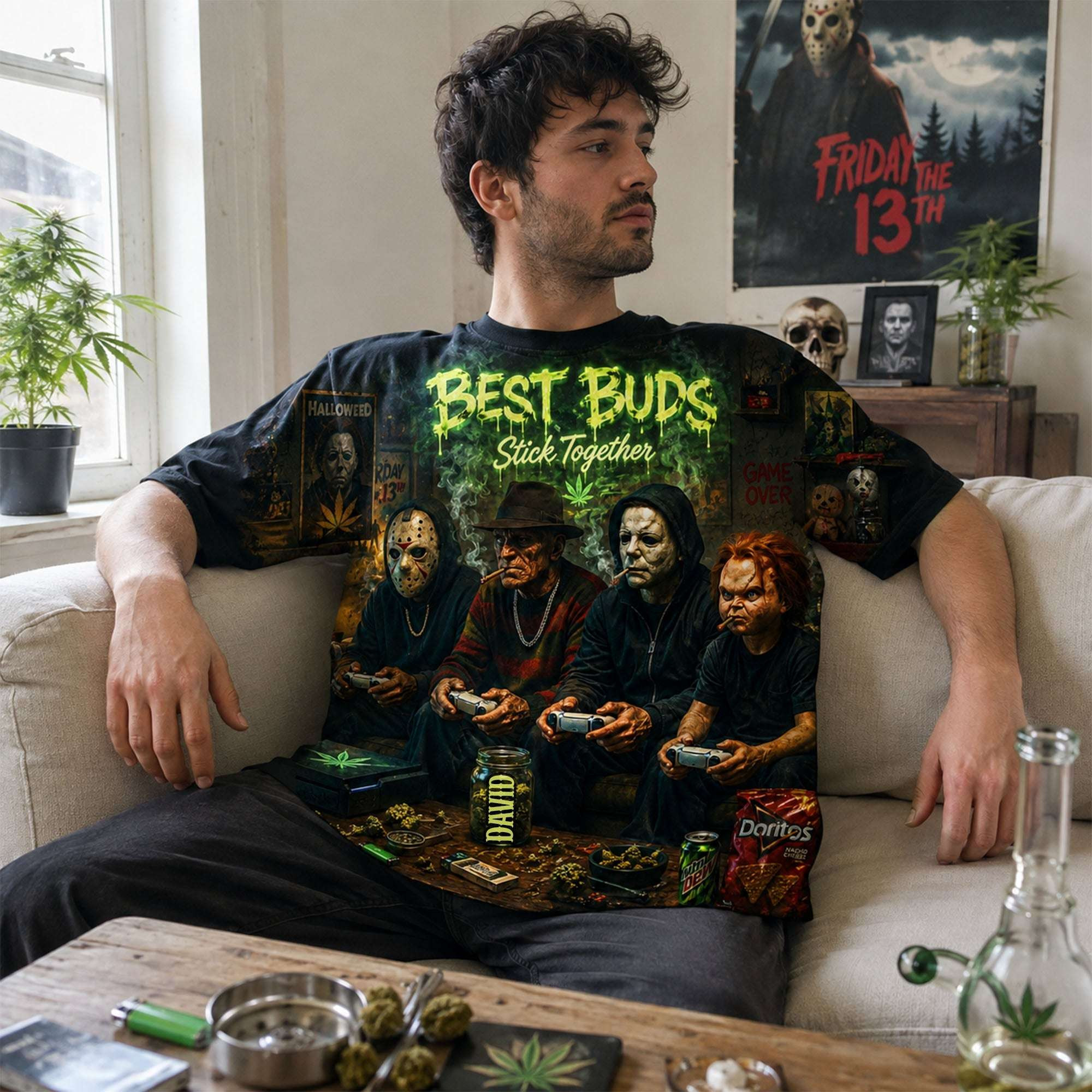 Personalized Best Buds Stick Together Shirt Dope Gang Merch Gifts For Friends - Kdjoy