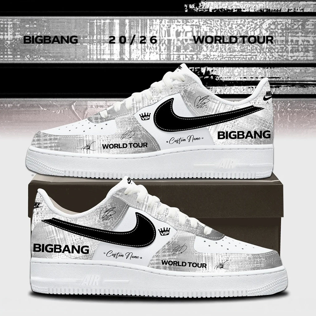 Personalized BigBang Merch 2026 BigBang World Tour Signed Sneakers VIP Gear Gift For Kpop Fans - Kdjoy