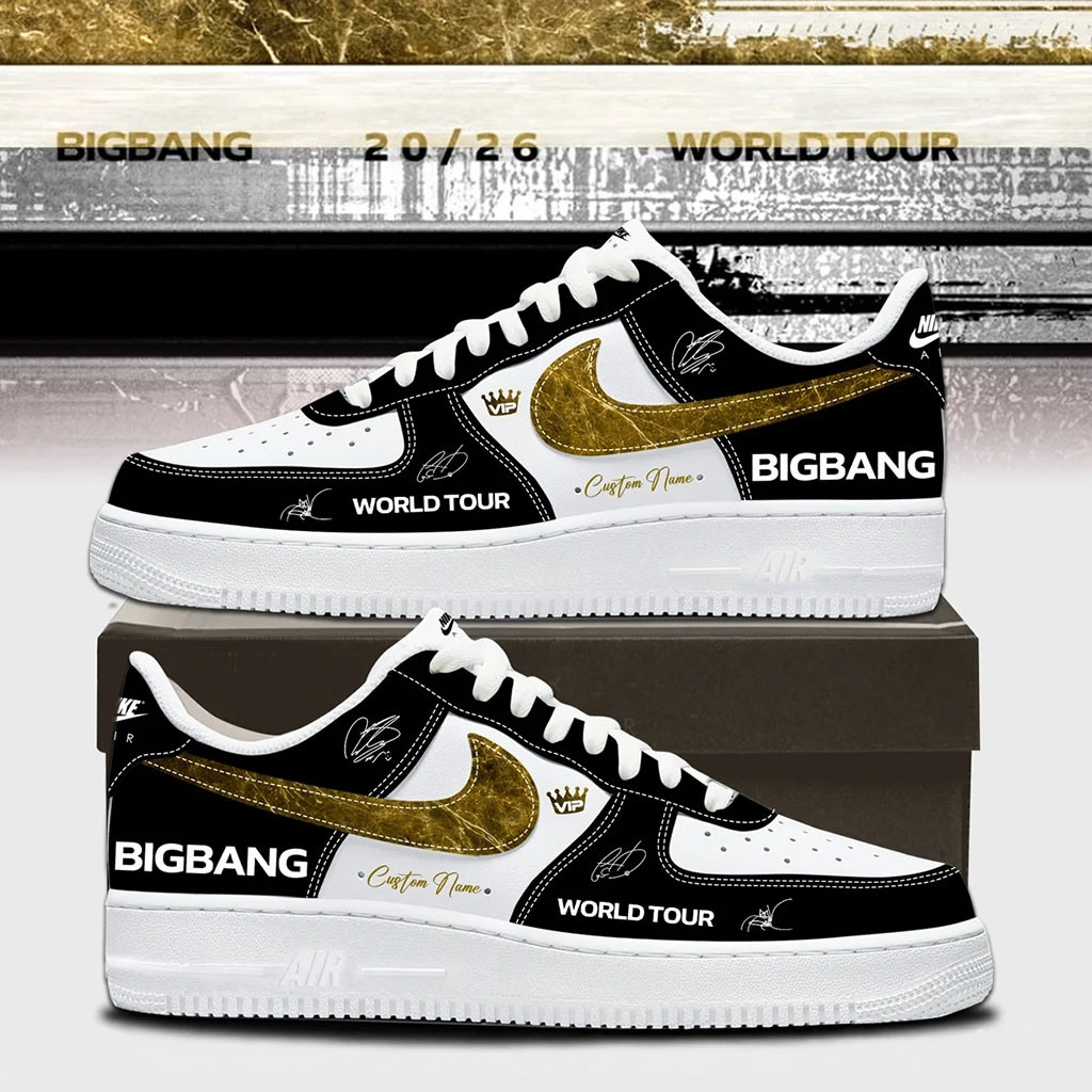 Personalized BigBang Merch 2026 World Tour Signature Sneakers BigBang 20th Anniversary VIP Gear - Kdjoy