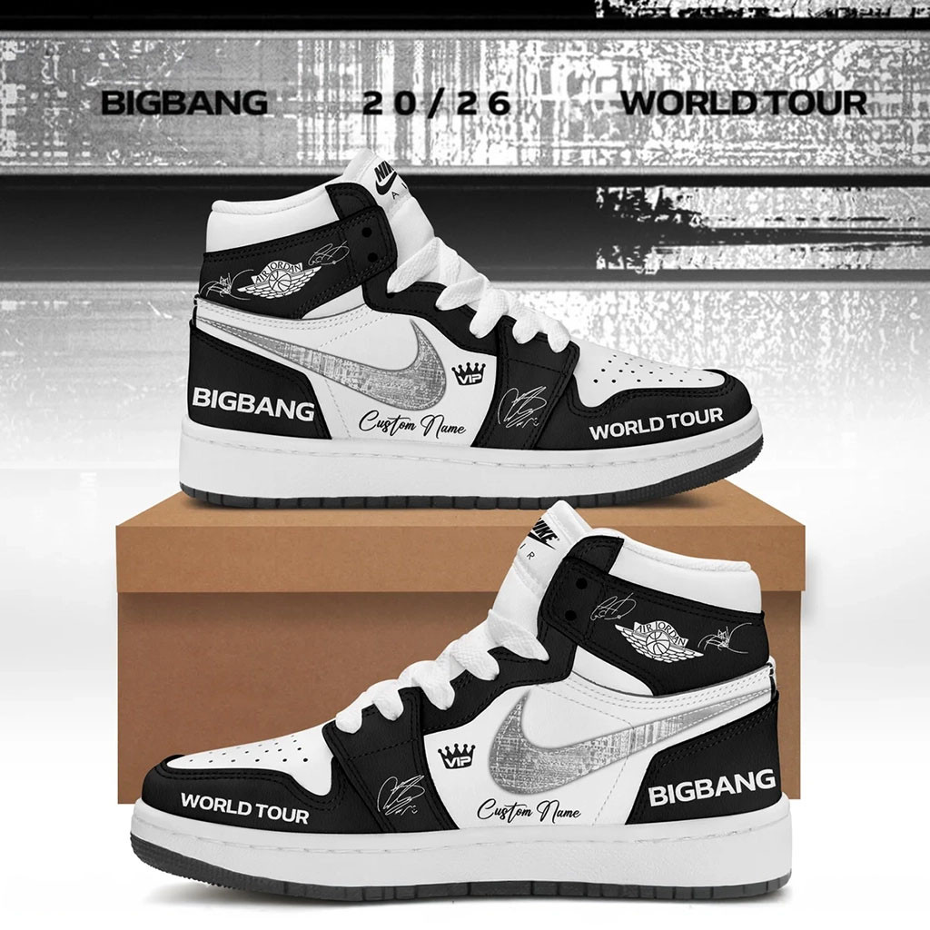 Personalized BigBang Merch 2026 World Tour Signature Sneakers Kpop Merchandise Gift For Fans - Kdjoy