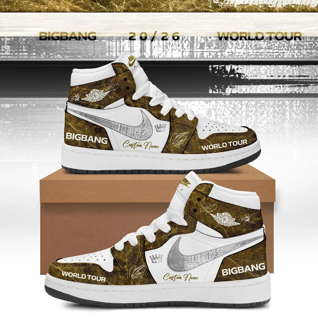 Personalized BigBang World Tour Signature Sneakers BigBang Merch 2026 VIP Shoes Kpop Gear - Kdjoy Personalized BigBang World Tour Signature Sneakers BigBang Merch 2026 VIP Shoes Kpop Gear - Kdjoy