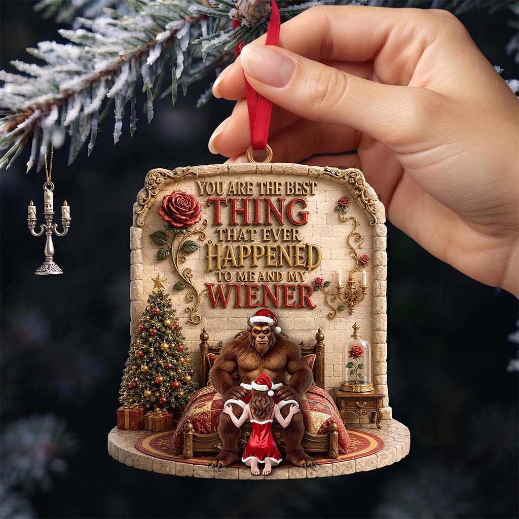 Personalized Bigfoot You Are The Best Thing That Ever Happened Ornament Couple Christmas Ornament