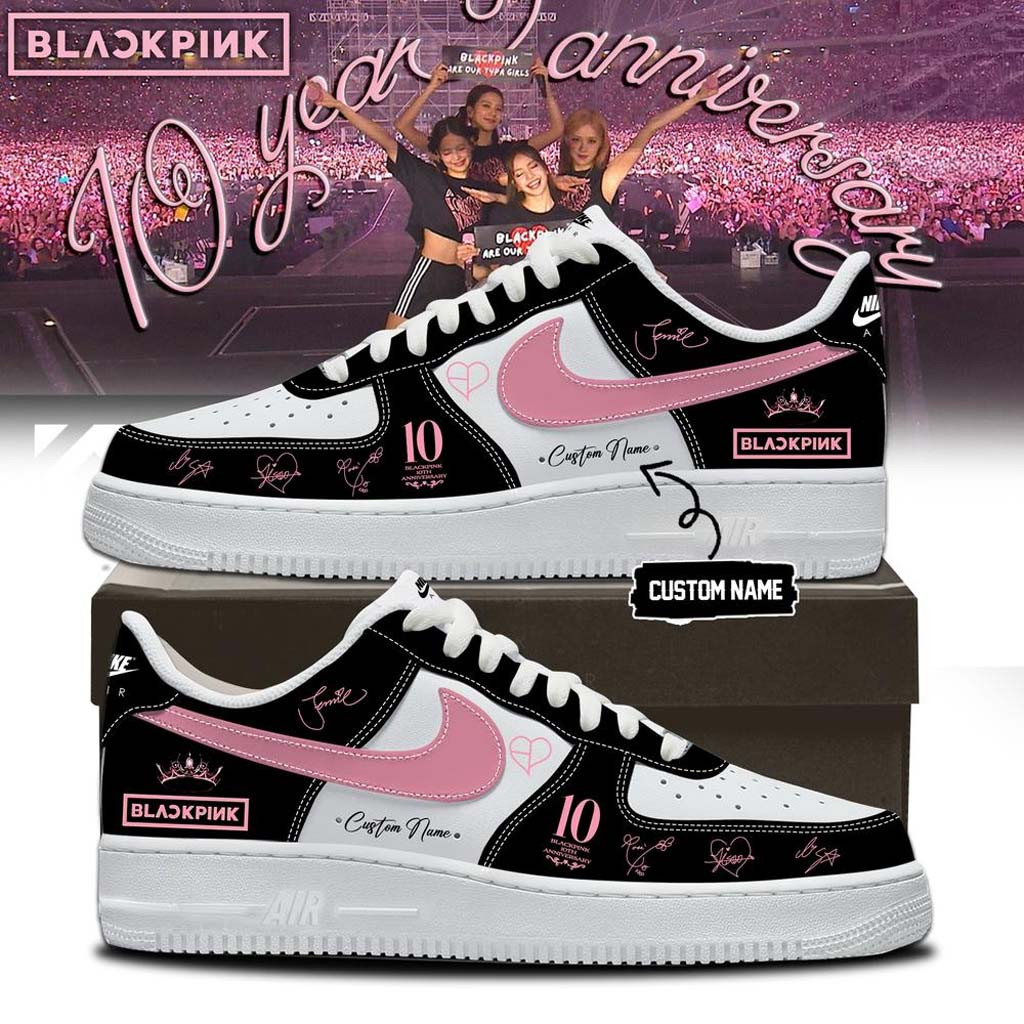 Personalized BLACKPINK 10th Anniversary 2026 Shoes Sneakers KPop BLACKPINK Merch Fan Gifts