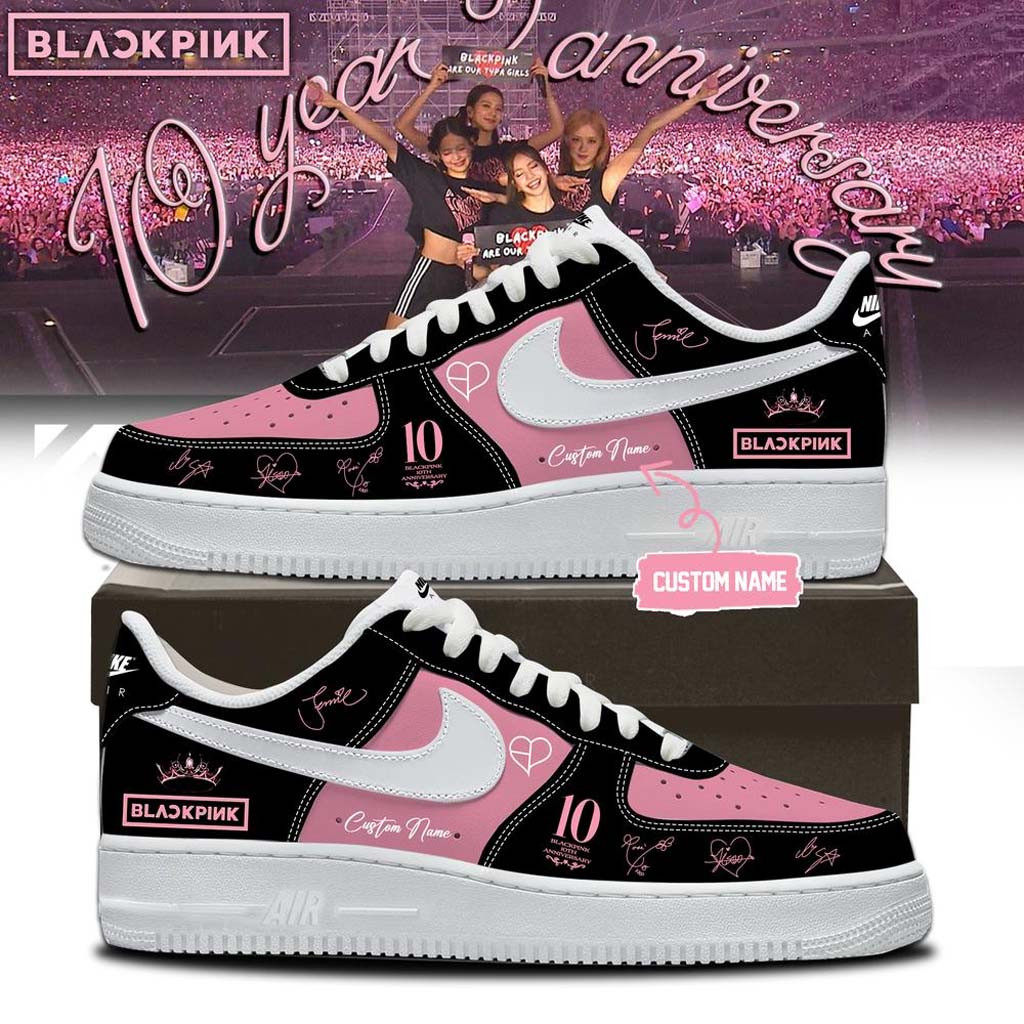 Personalized Blackpink 10th Anniversary 2026 Sneakers Blackpink Merch Best Gift For Kpop Fans