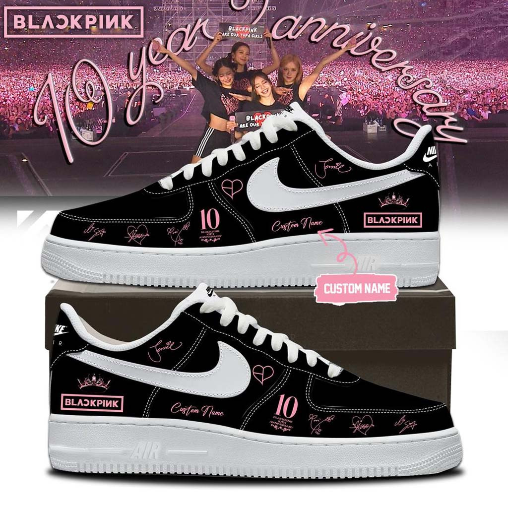 Personalized Blackpink 10th Anniversary 2026 Sneakers Blackpink Merch Kpop Gear Gifts For Blink