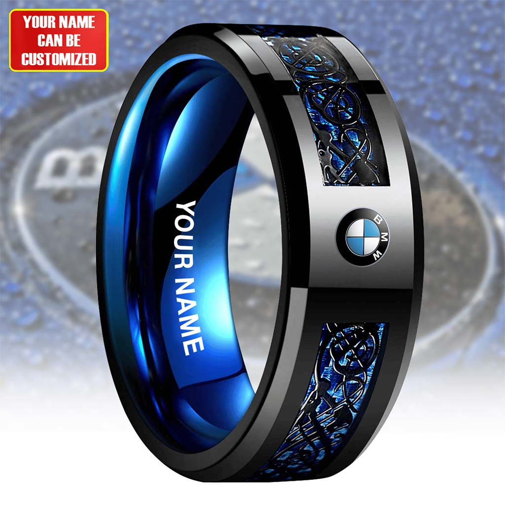 Personalized BMW Elegant Alloy Ring BMW Merch Birthday Present For Husband - Kdjoy