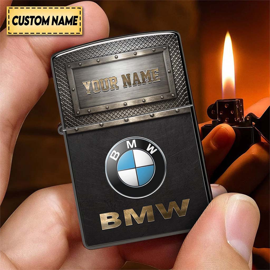 Personalized BMW Metal Zippo Lighter Case BMW Merch Gift Ideas For Husband - Kdjoy Personalized BMW Metal Zippo Lighter Case BMW Merch Gift Ideas For Husband - Kdjoy