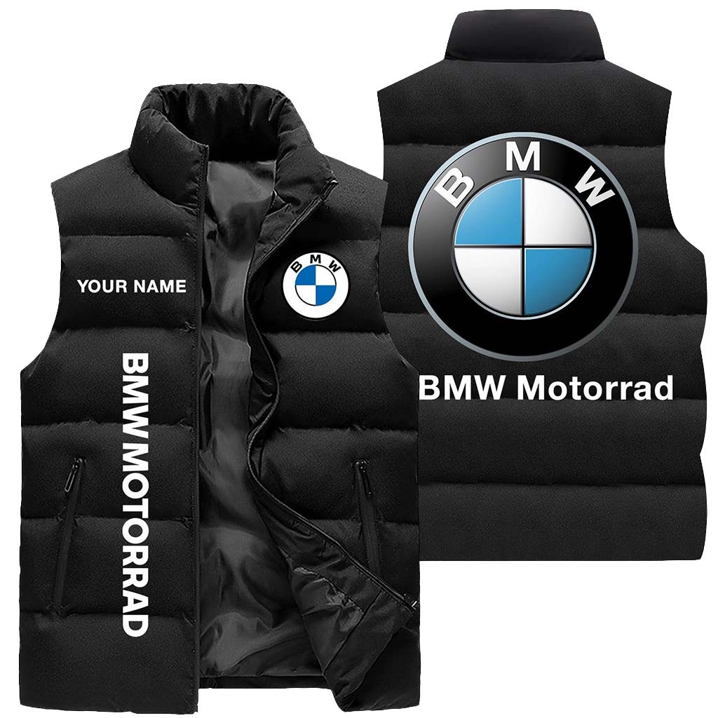 Personalized BMW Motorrad Sleeveless Windproof Jacket BMW Merch Gift For Car Lovers - Kdjoy Personalized BMW Motorrad Sleeveless Windproof Jacket BMW Merch Gift For Car Lovers - Kdjoy