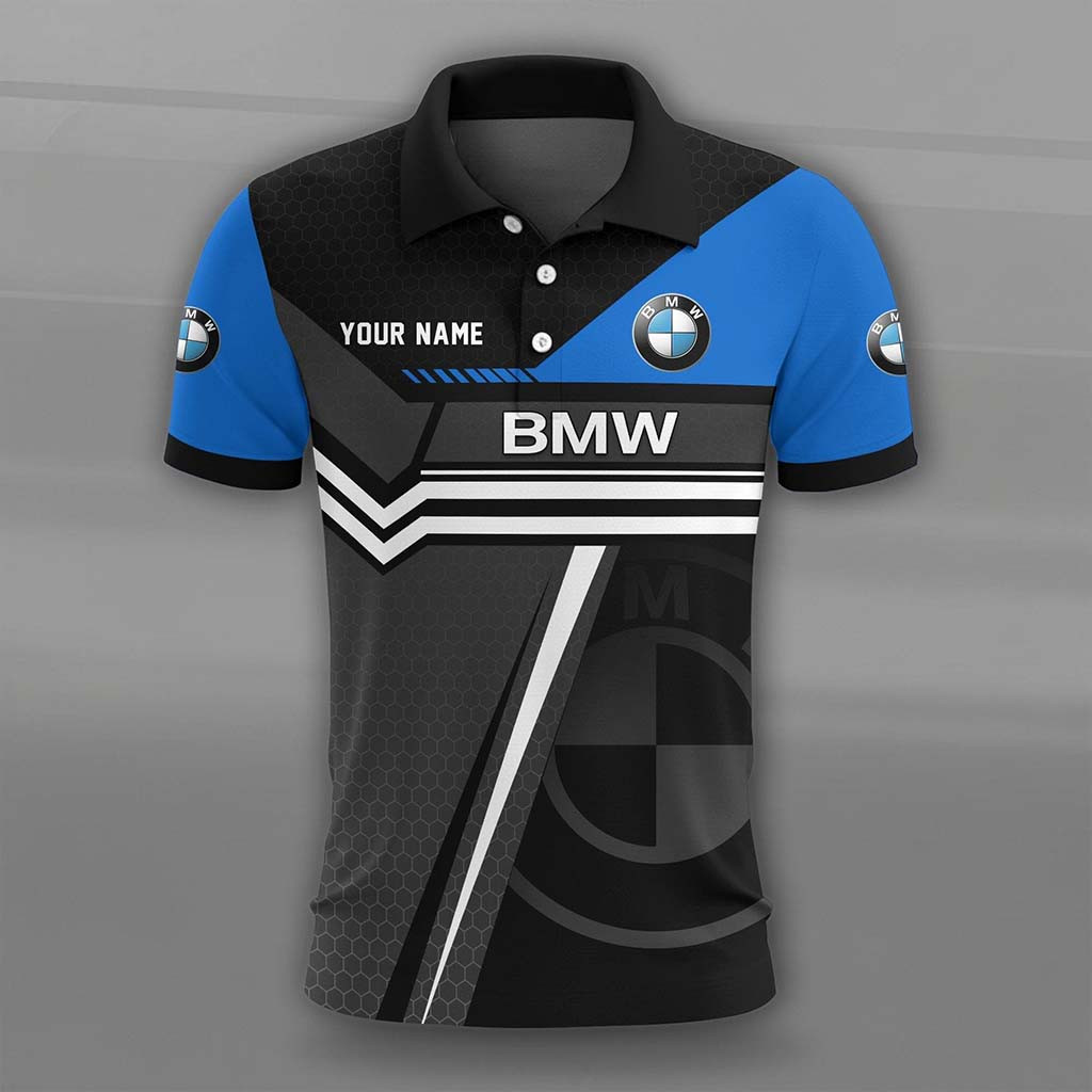Personalized BMW Polo Shirt Best Gifts For Husband Car Lovers - Kdjoy Personalized BMW Polo Shirt Best Gifts For Husband Car Lovers - Kdjoy