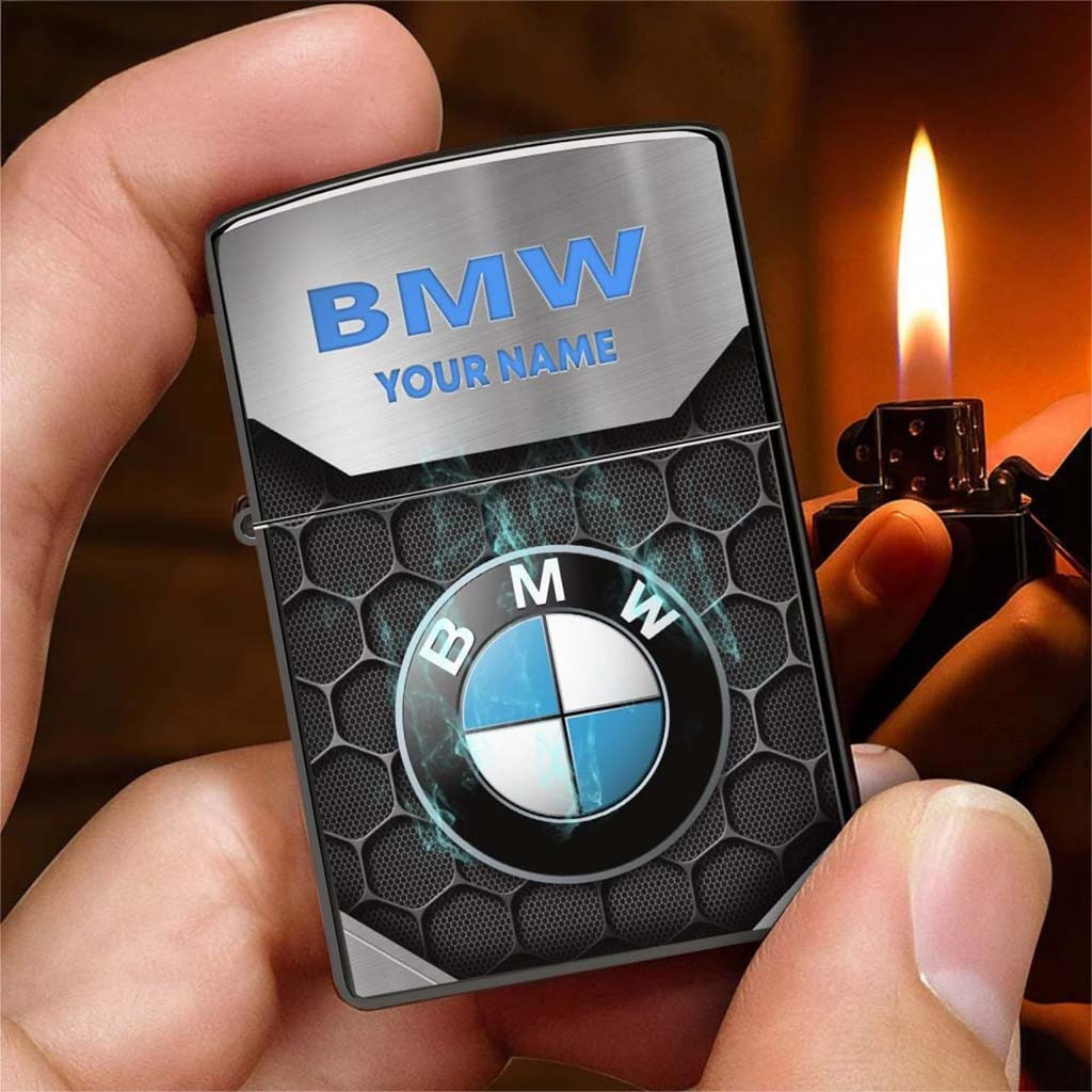 Personalized BMW Zippo Lighter Case 2026 Car Enthusiast Gear Gifts For Fathers - Kdjoy