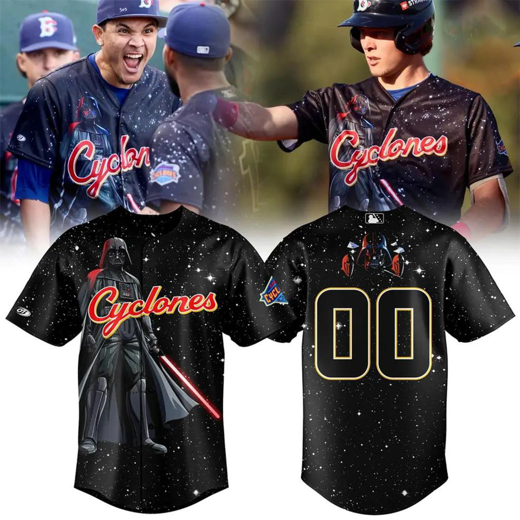 Personalized Brooklyn Cyclones X Star Wars Night 2026 Baseball Jersey Cyclones Merch Fan Gifts - Kdjoy