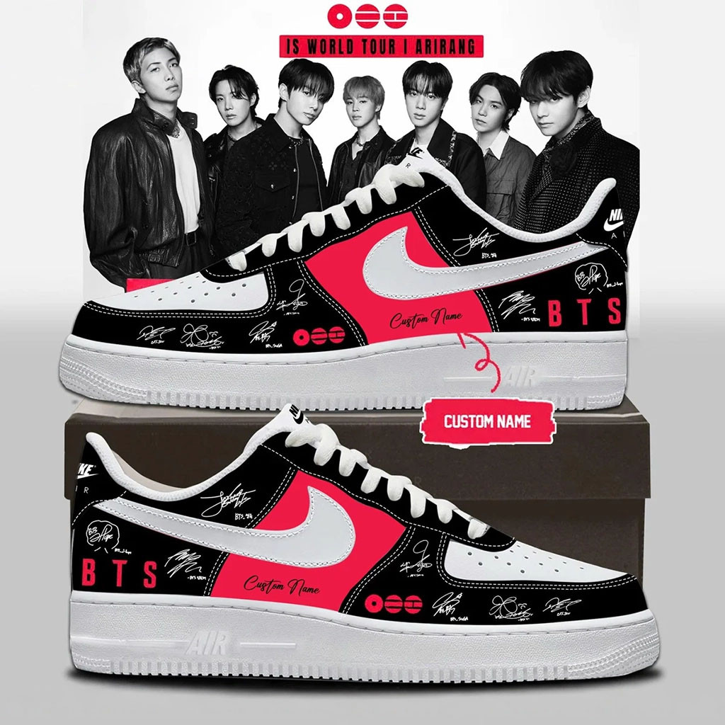 Personalized BTS Arirang 2026 Signature Sneakers BTS World Tour Merch Gift For Army - Kdjoy