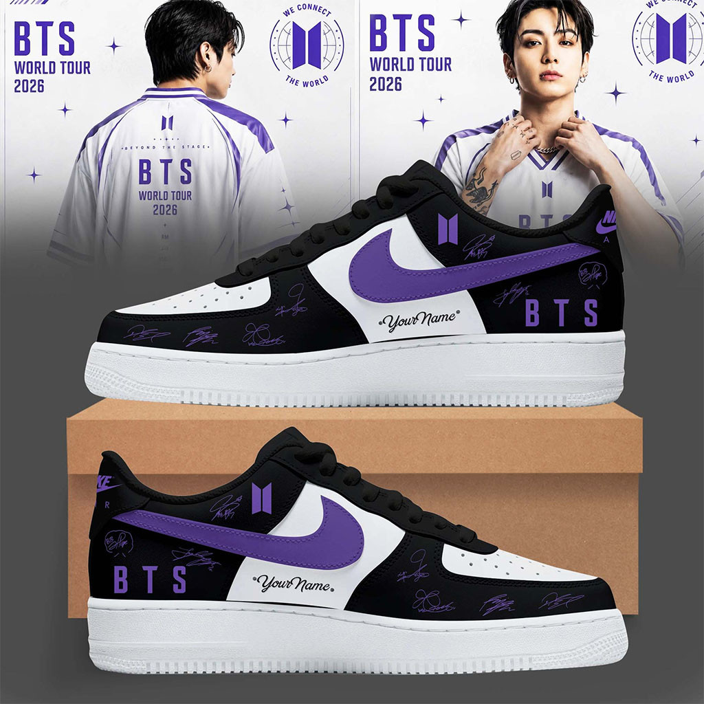 Personalized BTS Arirang World Tour Merch 2026 Beyond The Stage Shoes Sneakers Gift For Army - Kdjoy