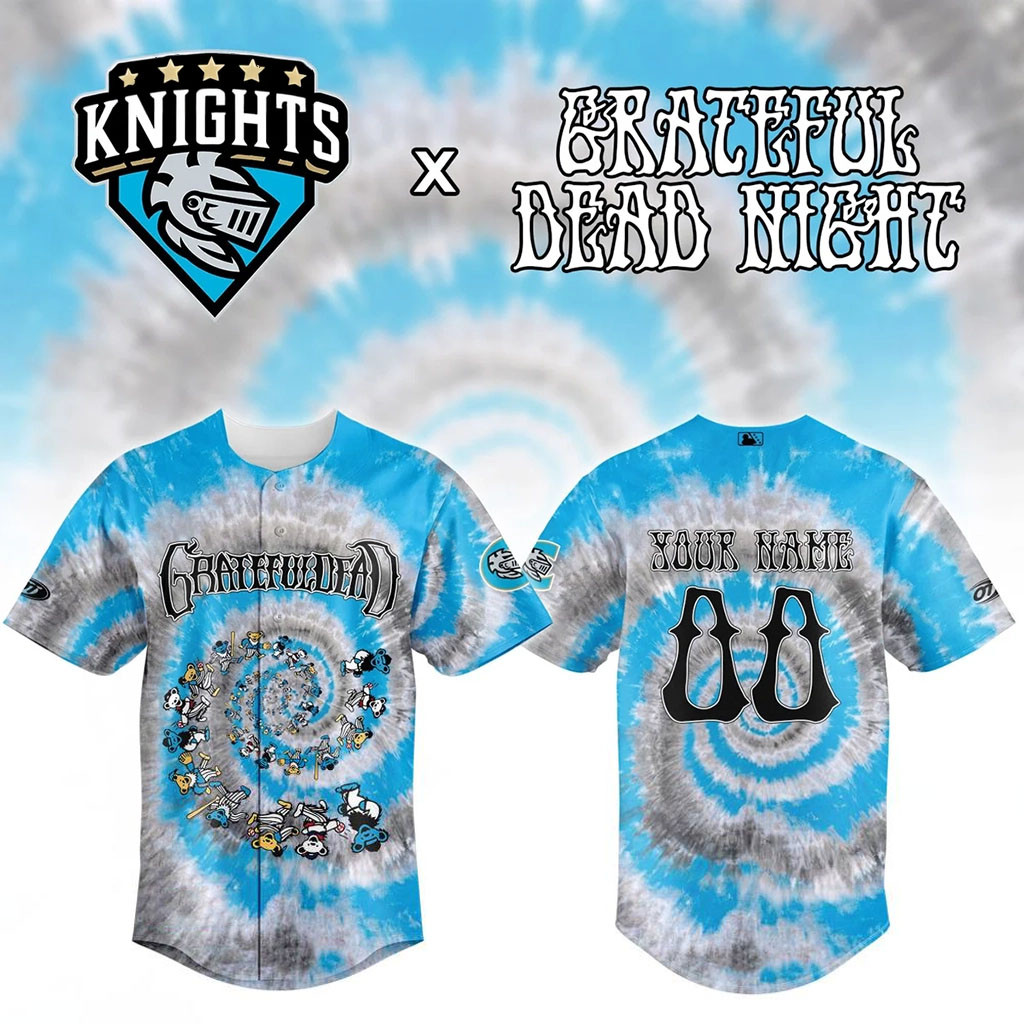 Personalized Charlotte Knights Grateful Dead Night New Jersey Charlotte Knights Merch 2026 - Kdjoy Personalized Charlotte Knights Grateful Dead Night New Jersey Charlotte Knights Merch 2026 - Kdjoy