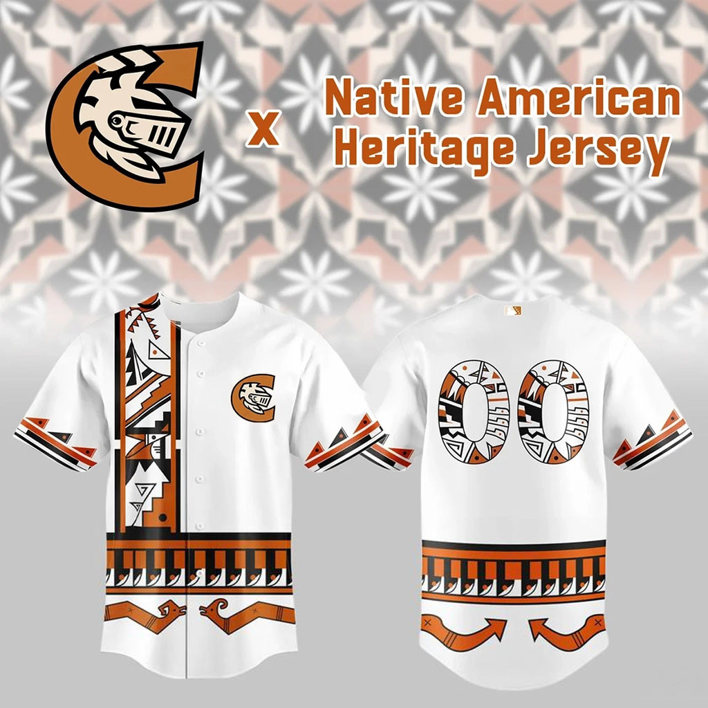 Personalized Charlotte Knights Native American Heritage Night Jersey Charlotte Knights Merch - Kdjoy