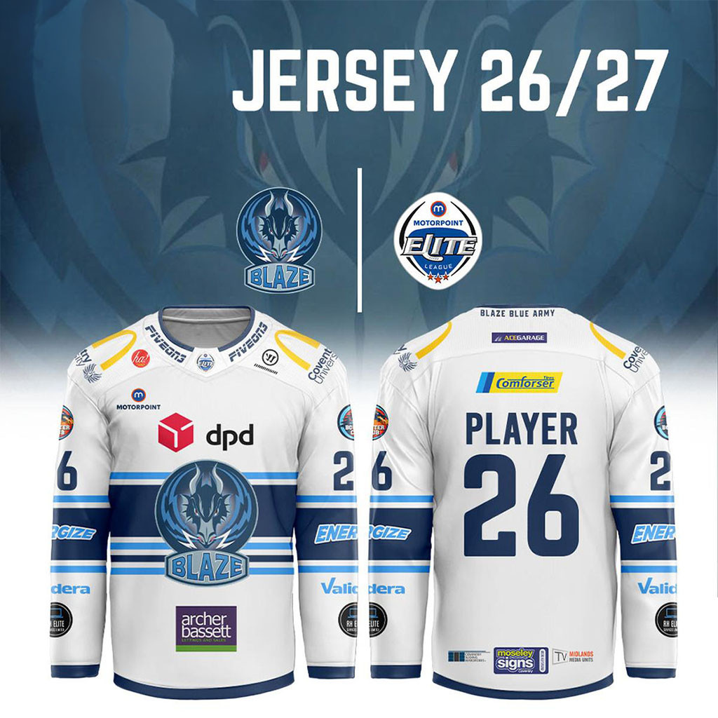 Personalized Coventry Blaze Season 2026 27 Hockey Jersey Coventry Blaze Merch Gift For Fans - Kdjoy