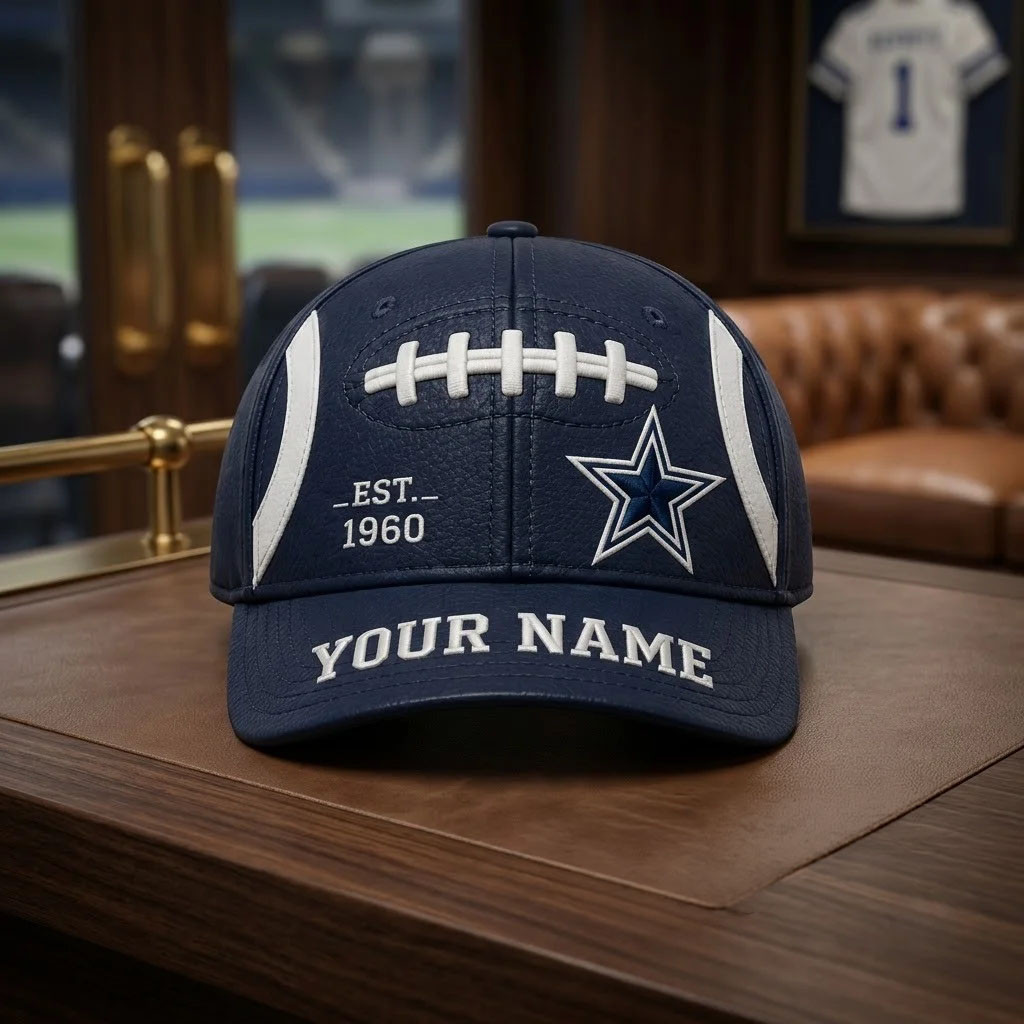 Personalized Dallas Cowboys Est 1960 Hat Cowboys Merch Presents For Football Fans - Kdjoy