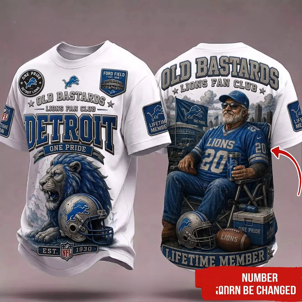 Personalized Detroit Lions Old Bastards Mascot Shirt Lifetime Member Tee Detroit Lions Merch - Kdjoy Personalized Detroit Lions Old Bastards Mascot Shirt Lifetime Member Tee Detroit Lions Merch - Kdjoy