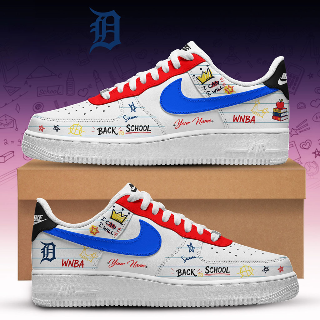 Personalized Detroit WNBA Team X Back To School Sneakers 2026 I Can I Will Shoes Fan Merch