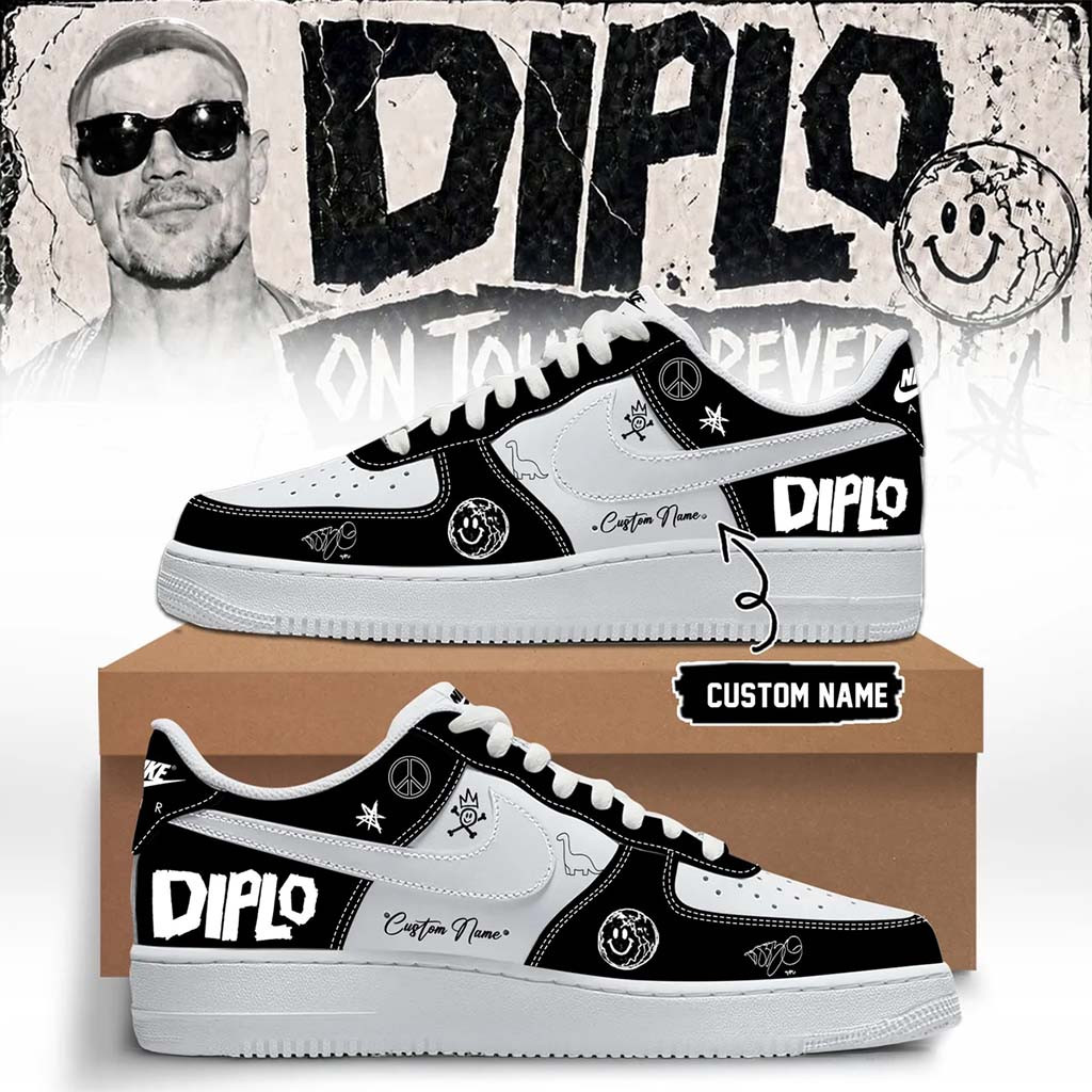Personalized Diplo Merch 2026 On Tour Forever Signed Sneakers Gifts For DJ Fans - Kdjoy