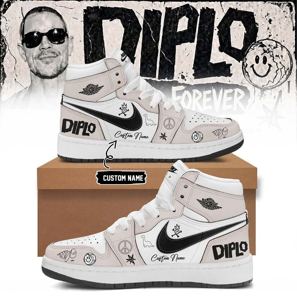 Personalized Diplo Merch 2026 On Tour Forever Signed Sneakers Music Related Gifts For Guys - Kdjoy