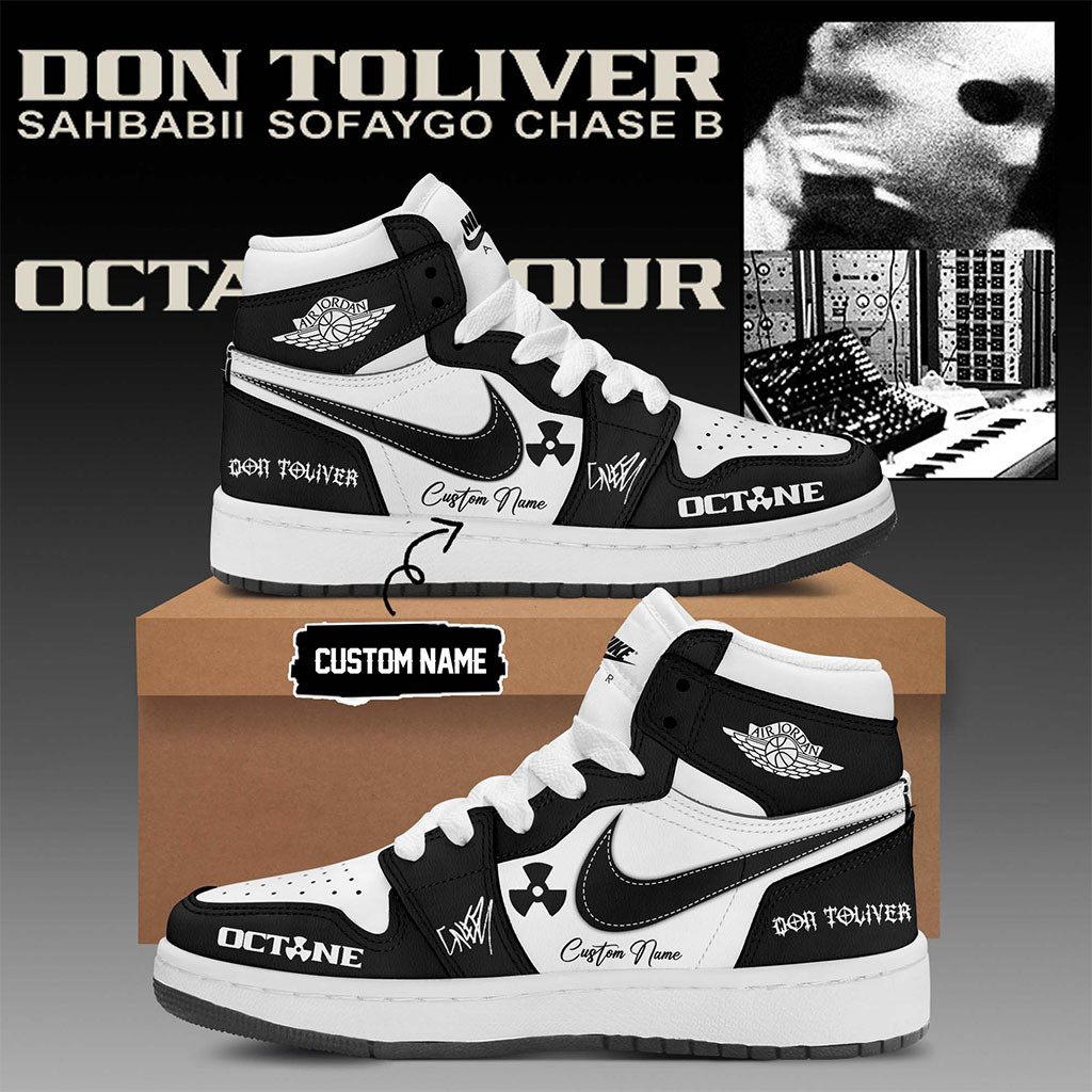 Personalized Don Toliver Octane Tour Signed Shoes Don Toliver Merch 2026 Gift For Rap Fans - Kdjoy