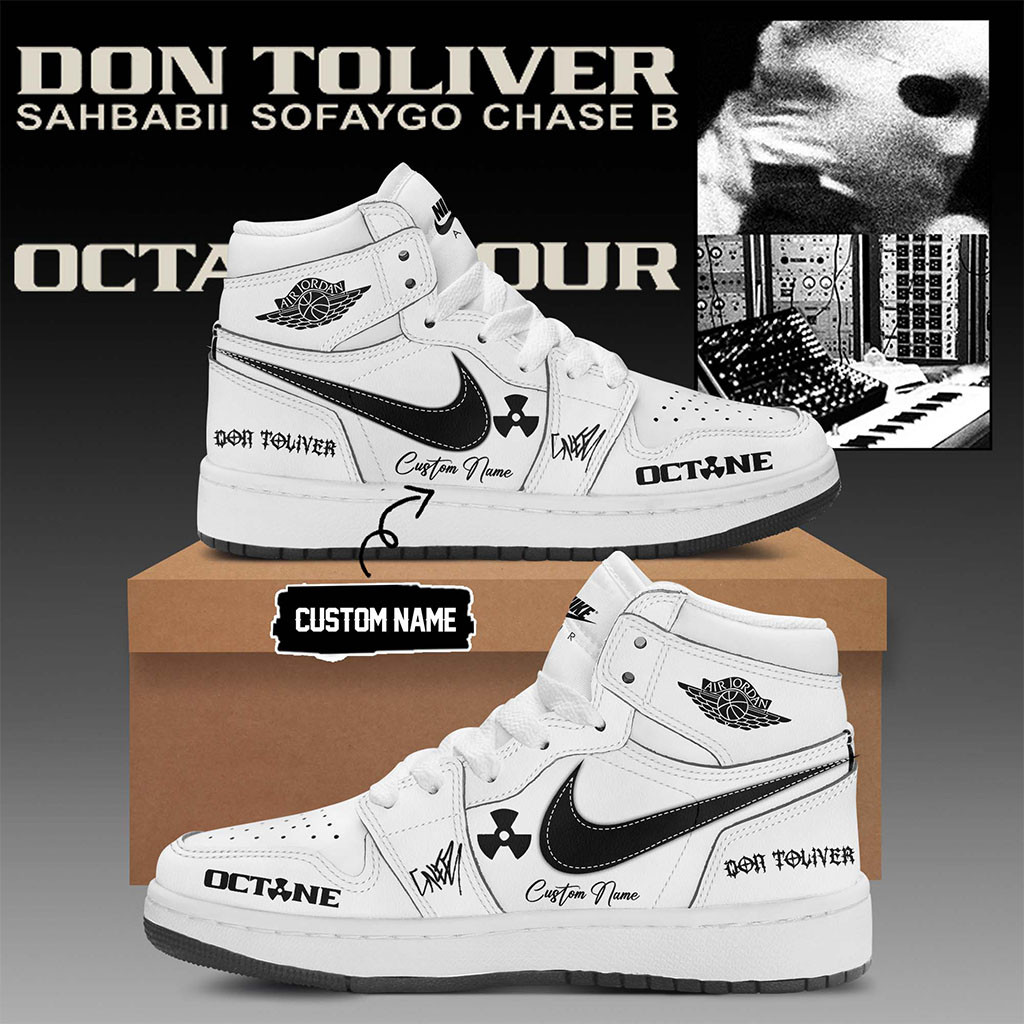 Personalized Don Toliver Octane Tour Signed Sneakers Don Toliver Merch 2026 Gift For Rapper Fan - Kdjoy