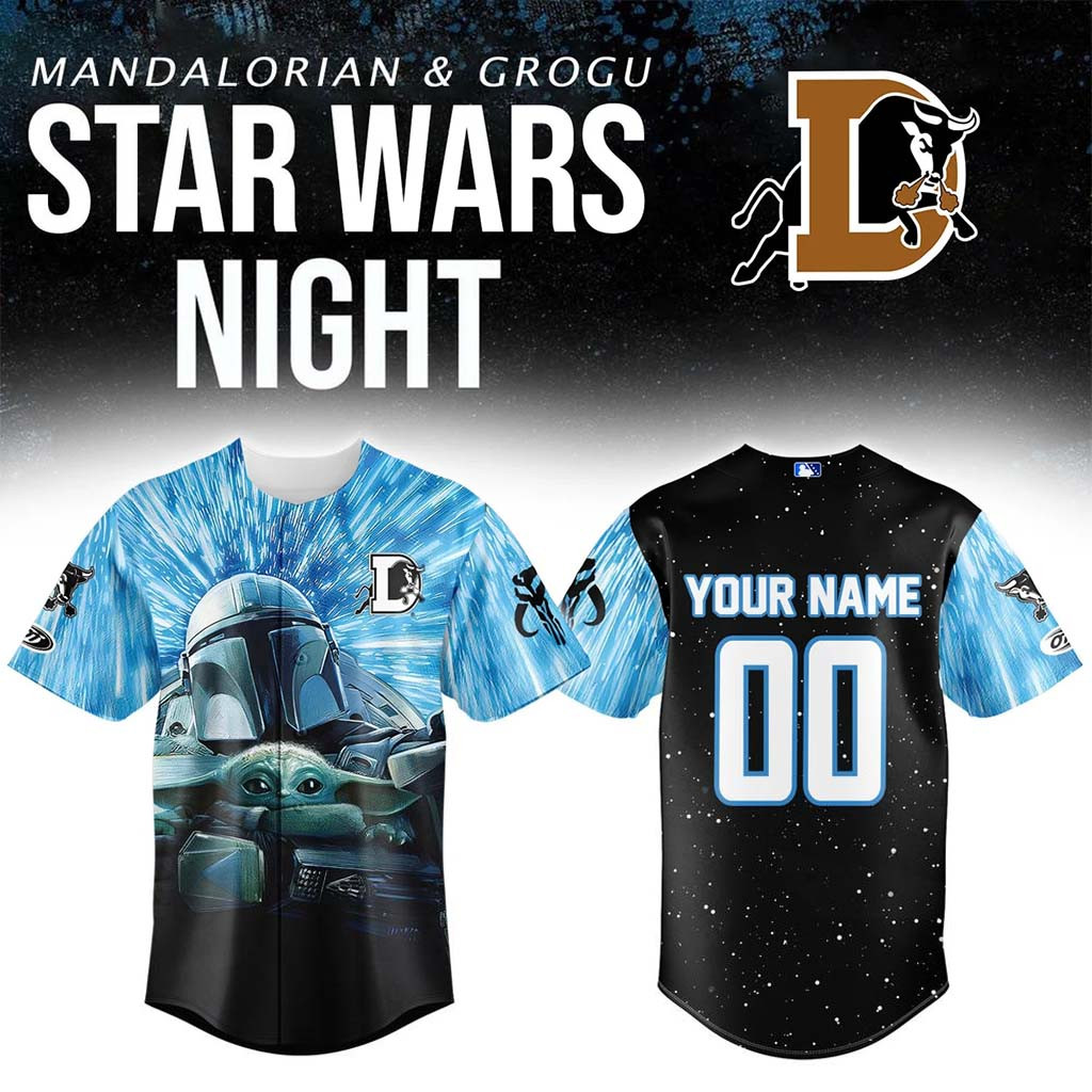 Personalized Durham Bulls Mandalorian Star Wars Jersey Durham Bulls Merch Gift For Fans - Kdjoy Personalized Durham Bulls Mandalorian Star Wars Jersey Durham Bulls Merch Gift For Fans - Kdjoy