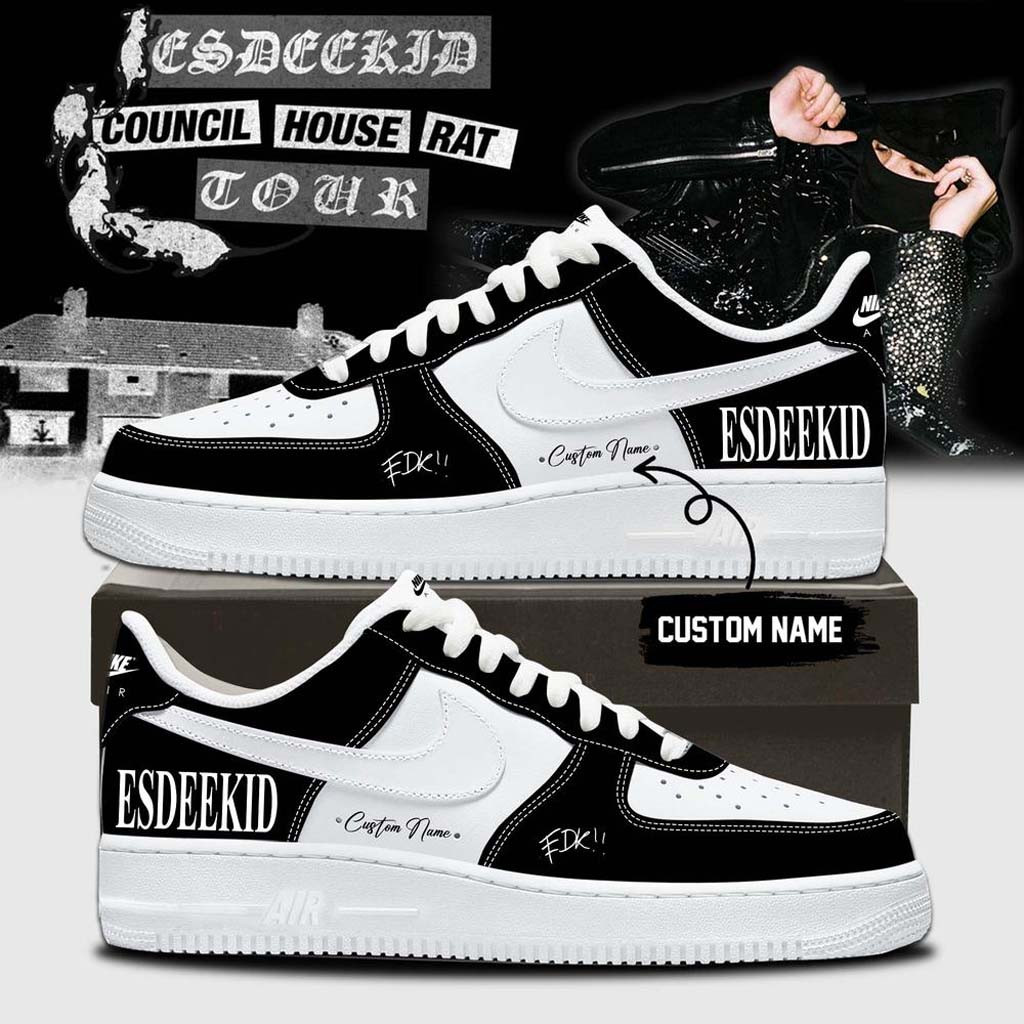 Personalized EsDeeKid Council House Rat Tour 2026 Sneakers EDK Merch Best Gift For Rapper Fans