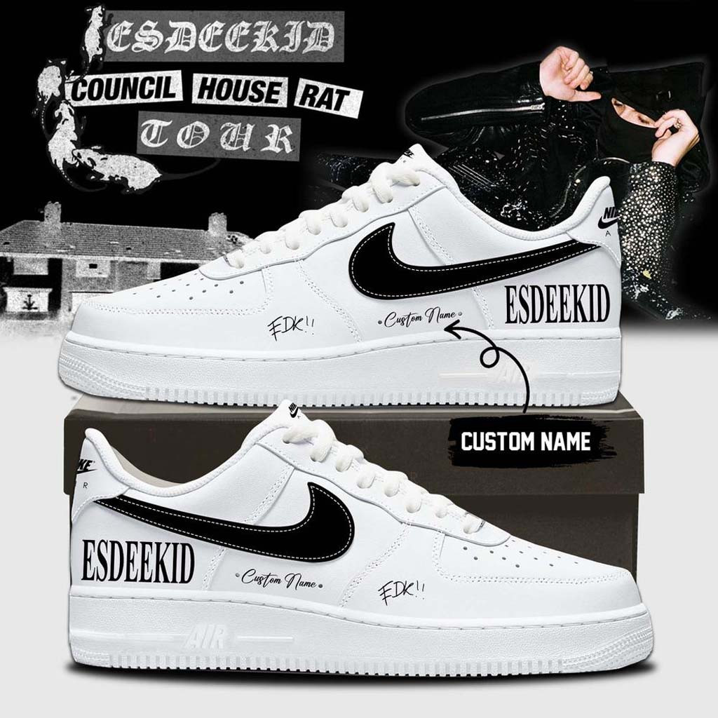 Personalized EsDeeKid Council House Rat Tour 2026 Sneakers EDK Merch Gift For Hip Hop Lover