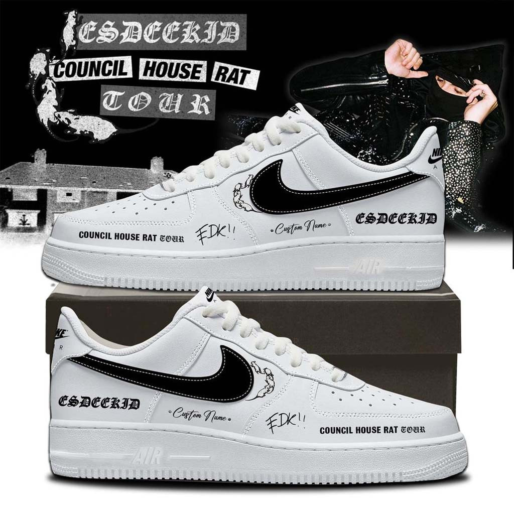 Personalized EsDeeKid Council House Rat Tour 2026 Sneakers EsDeeKid Merch Gift For Rapper Fans