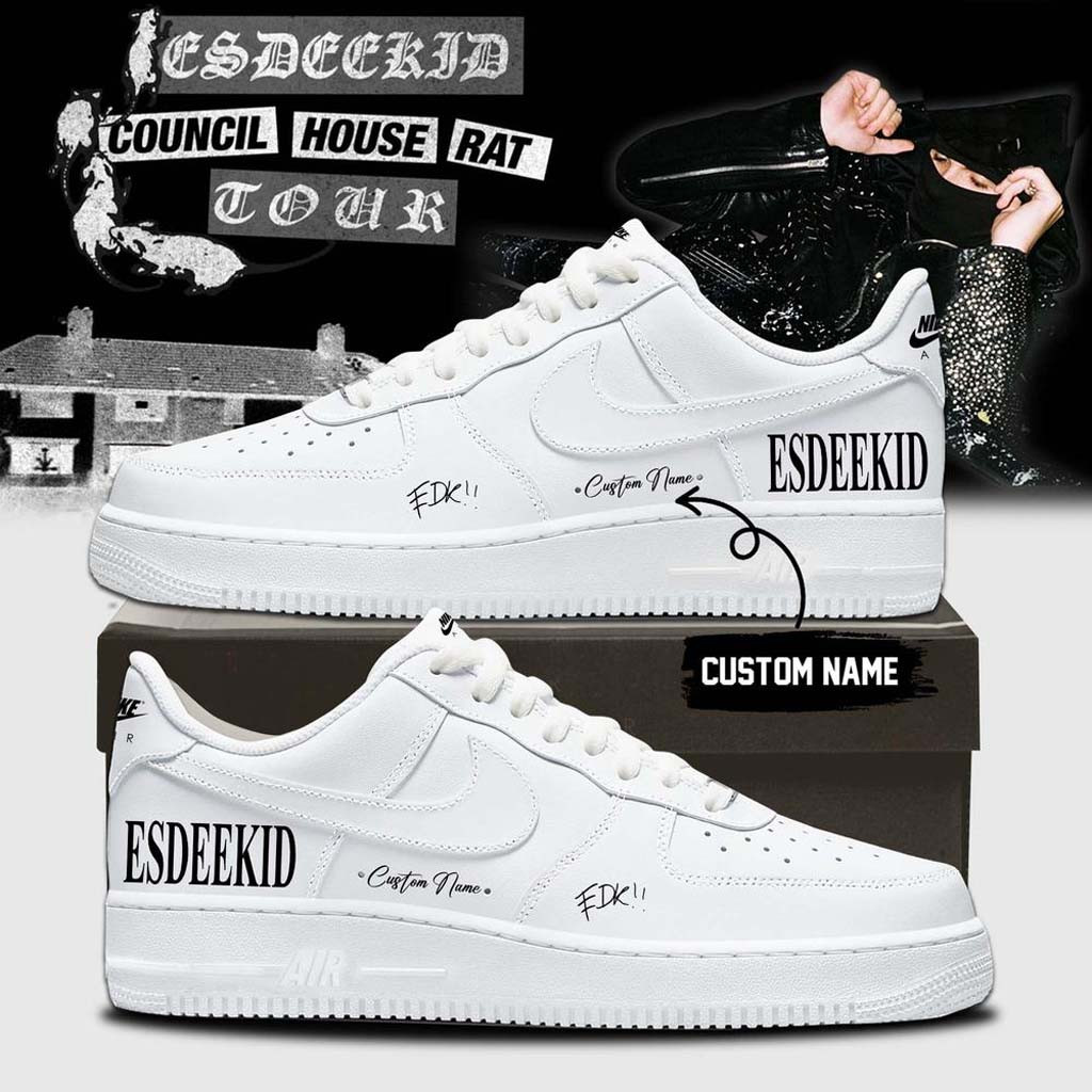 Personalized EsDeeKid Merch EDK Council House Rat Tour 2026 Sneakers Best Gift For Hip Hop Fans