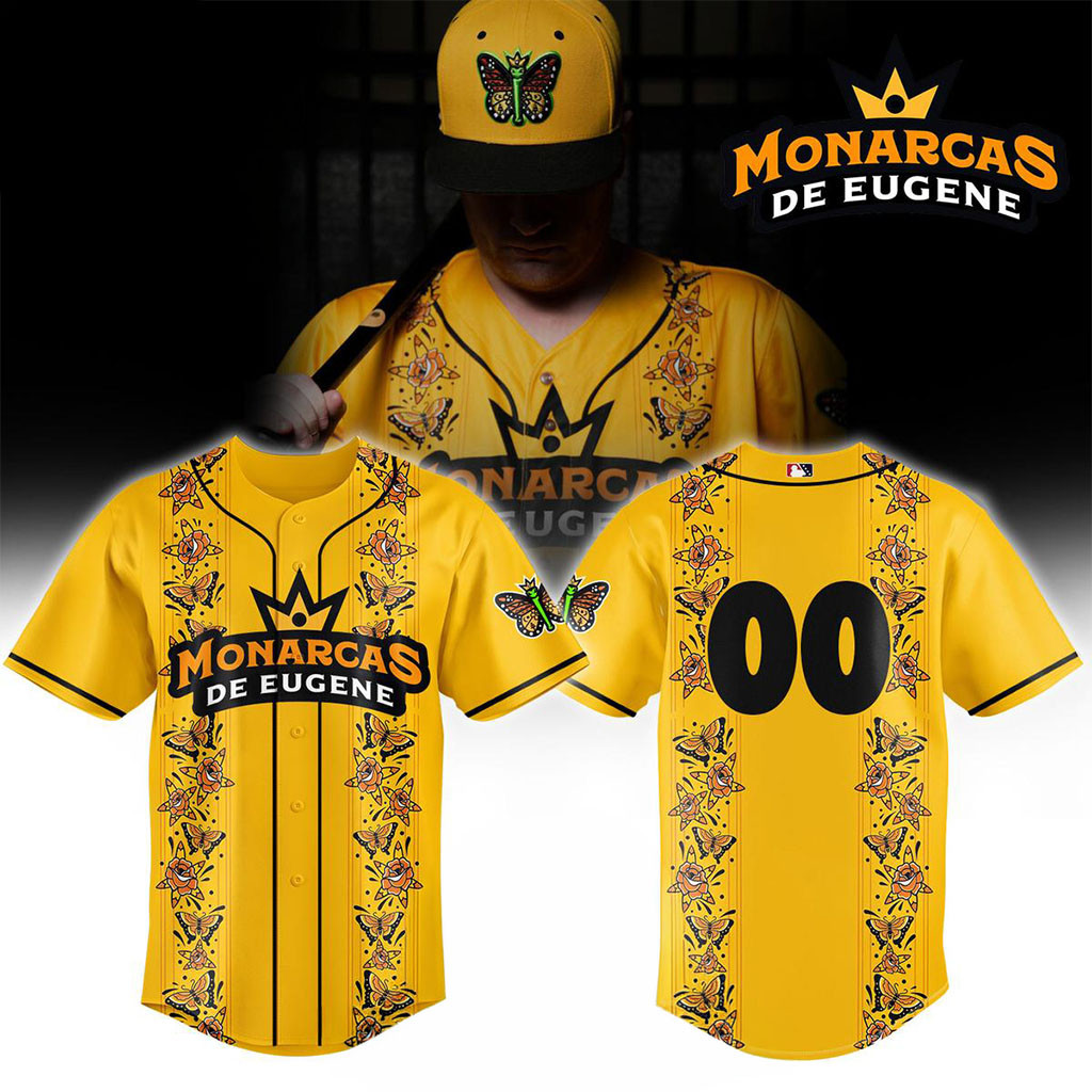 Personalized Eugene Emeralds X Monarcas de Eugene 2026 Night Jersey Eugene Emeralds Merch Gifts - Kdjoy
