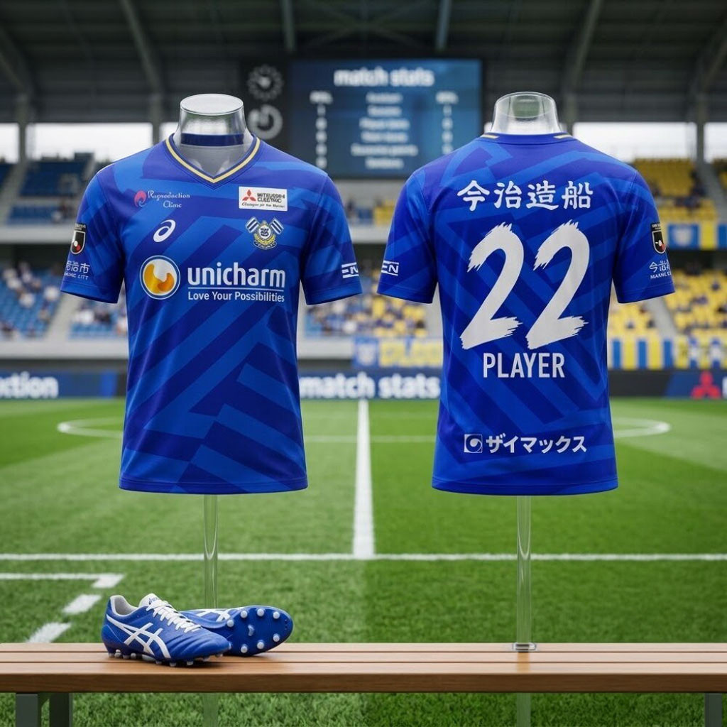Personalized FC Imabari 2026 Home Kit Jersey Shirt FC Imabari Merch Gift For Brothers - Kdjoy Personalized FC Imabari 2026 Home Kit Jersey Shirt FC Imabari Merch Gift For Brothers - Kdjoy
