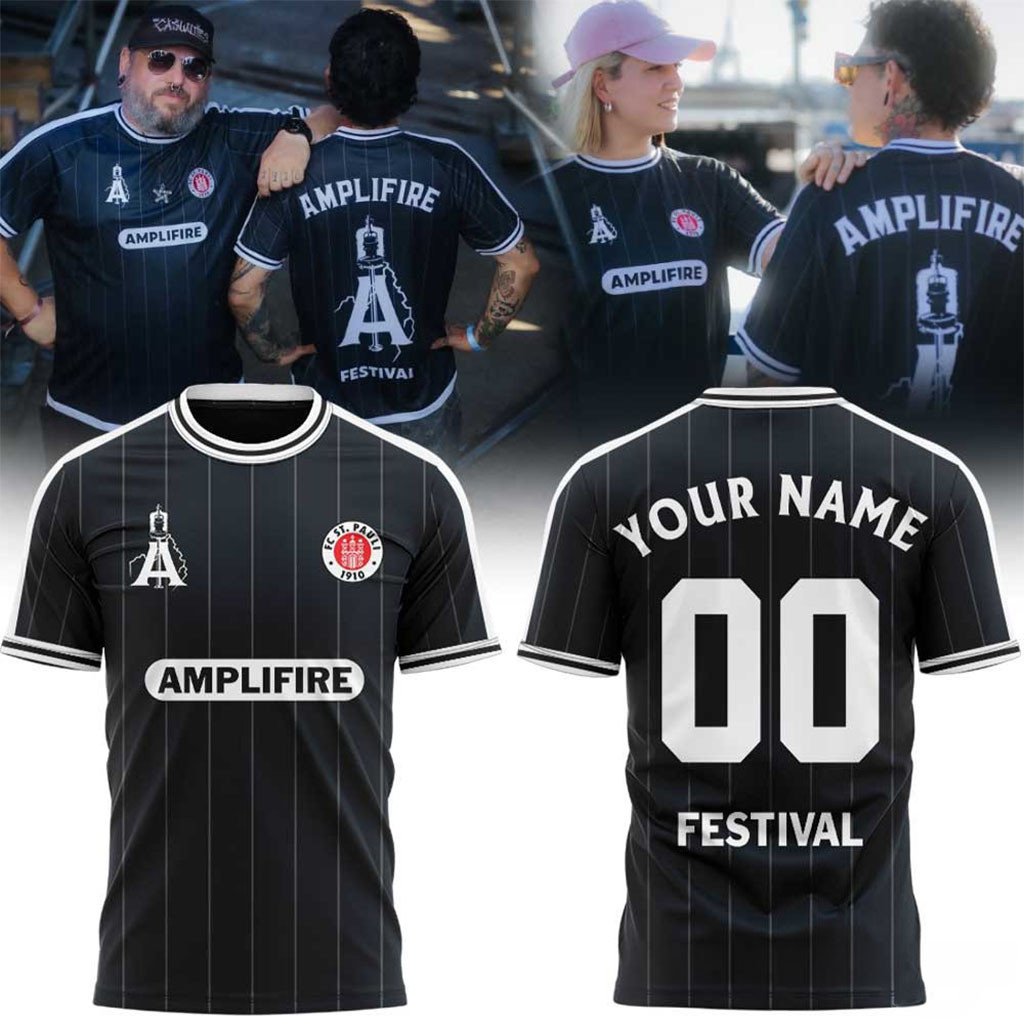Personalized FC St Pauli X Amplifire Jersey Shirt 2026 FC St Pauli Merch Gift For Brothers - Kdjoy
