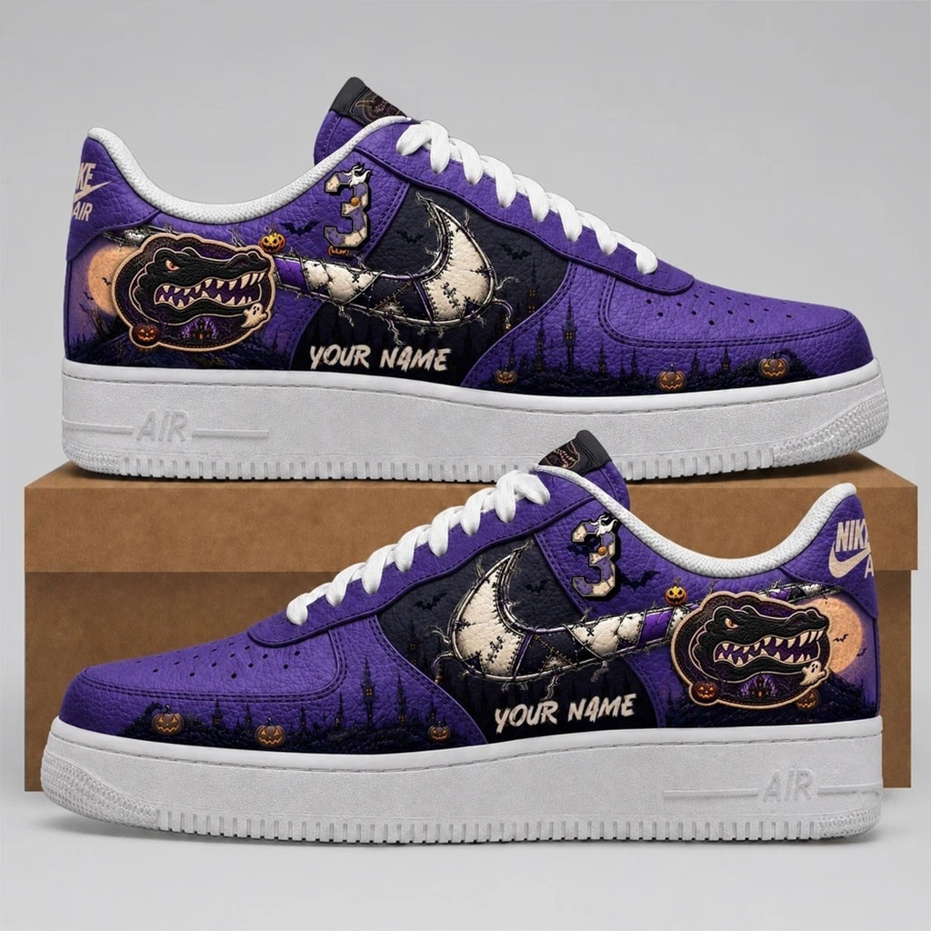 Personalized Florida Gators Merch 2026 Haunted Moon Halloween Shoes Sneakers Best Spooky Gift - Kdjoy