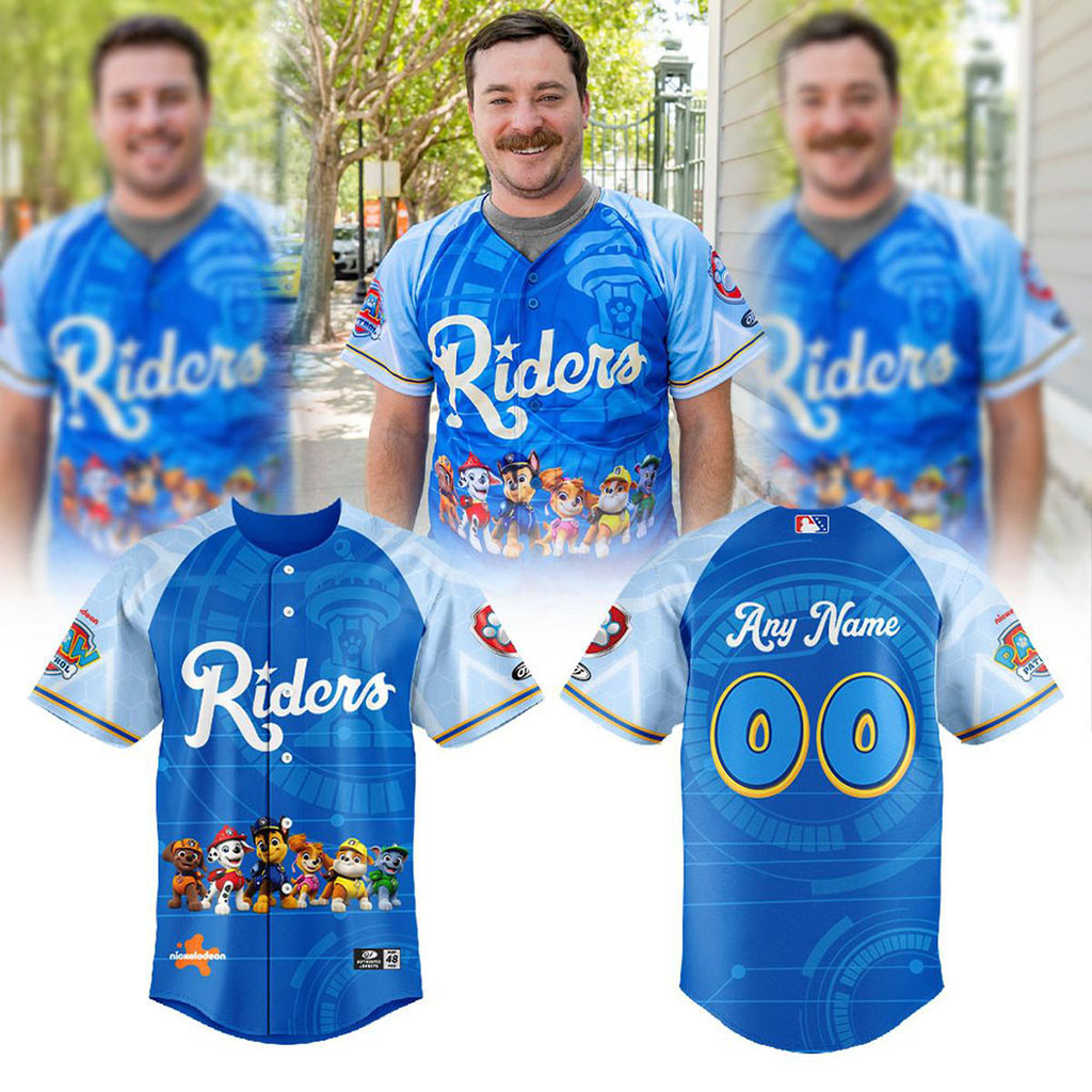 Personalized Frisco RoughRiders X PAW Patrol Night 2026 Baseball Jersey RoughRiders Merch - Kdjoy